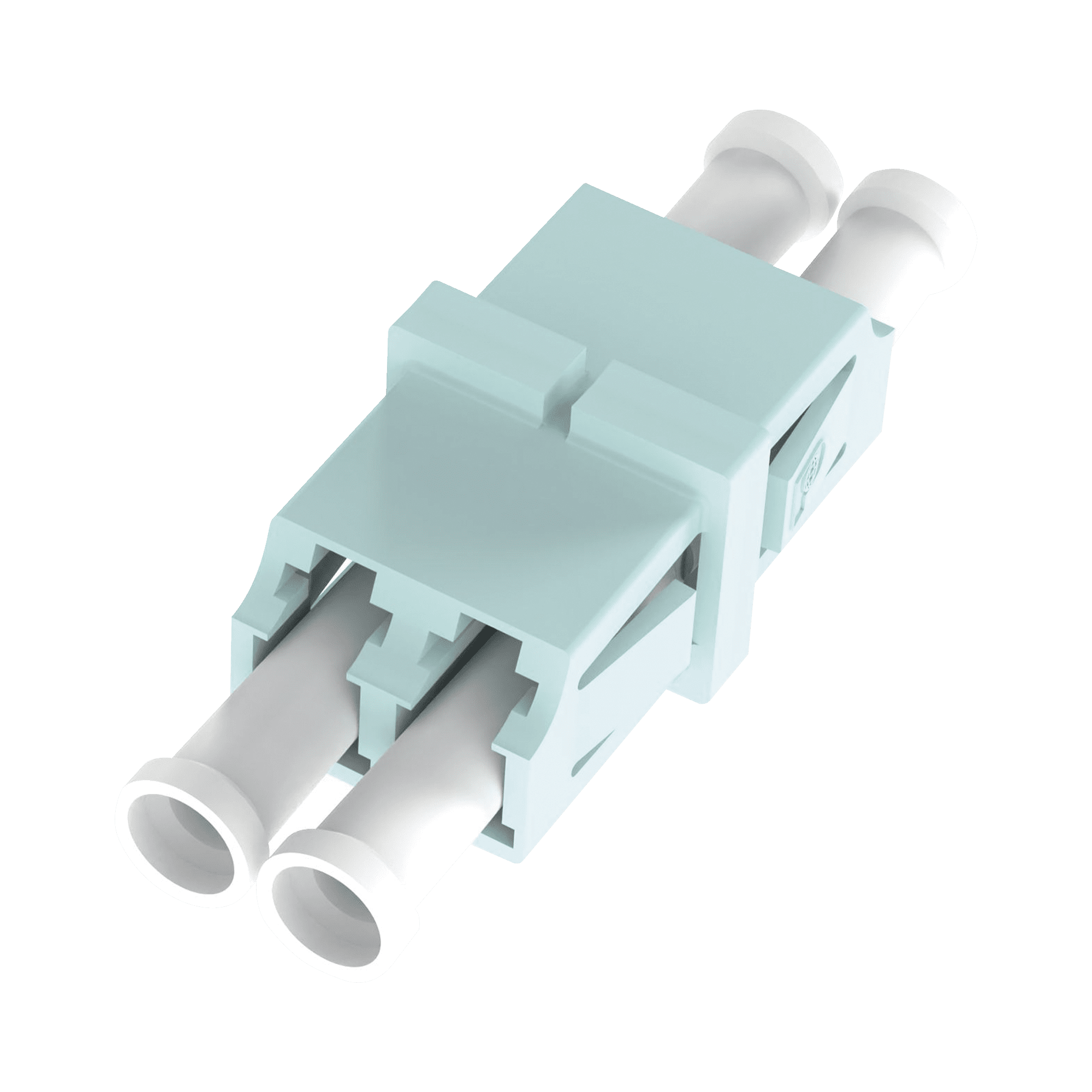 Módulo Acoplador LC Duplex, Para Fibra Multimodo, Color Aqua FADSLCZAQ-L