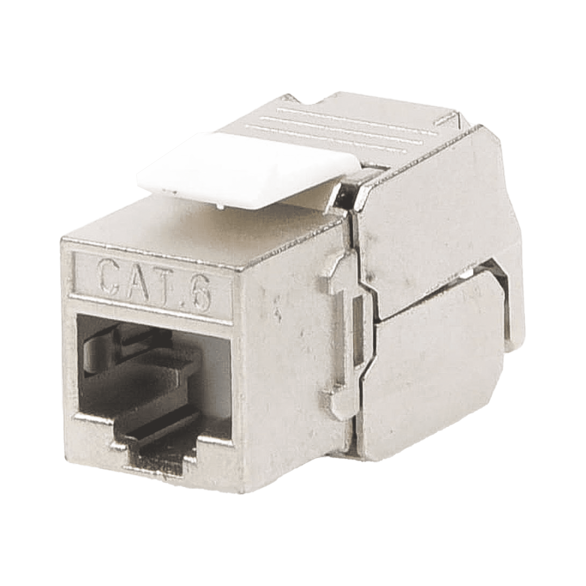 Módulo Jack Keystone Cat6 Blindado (STP) sin herramienta (toolless) LP-KJ6S-04