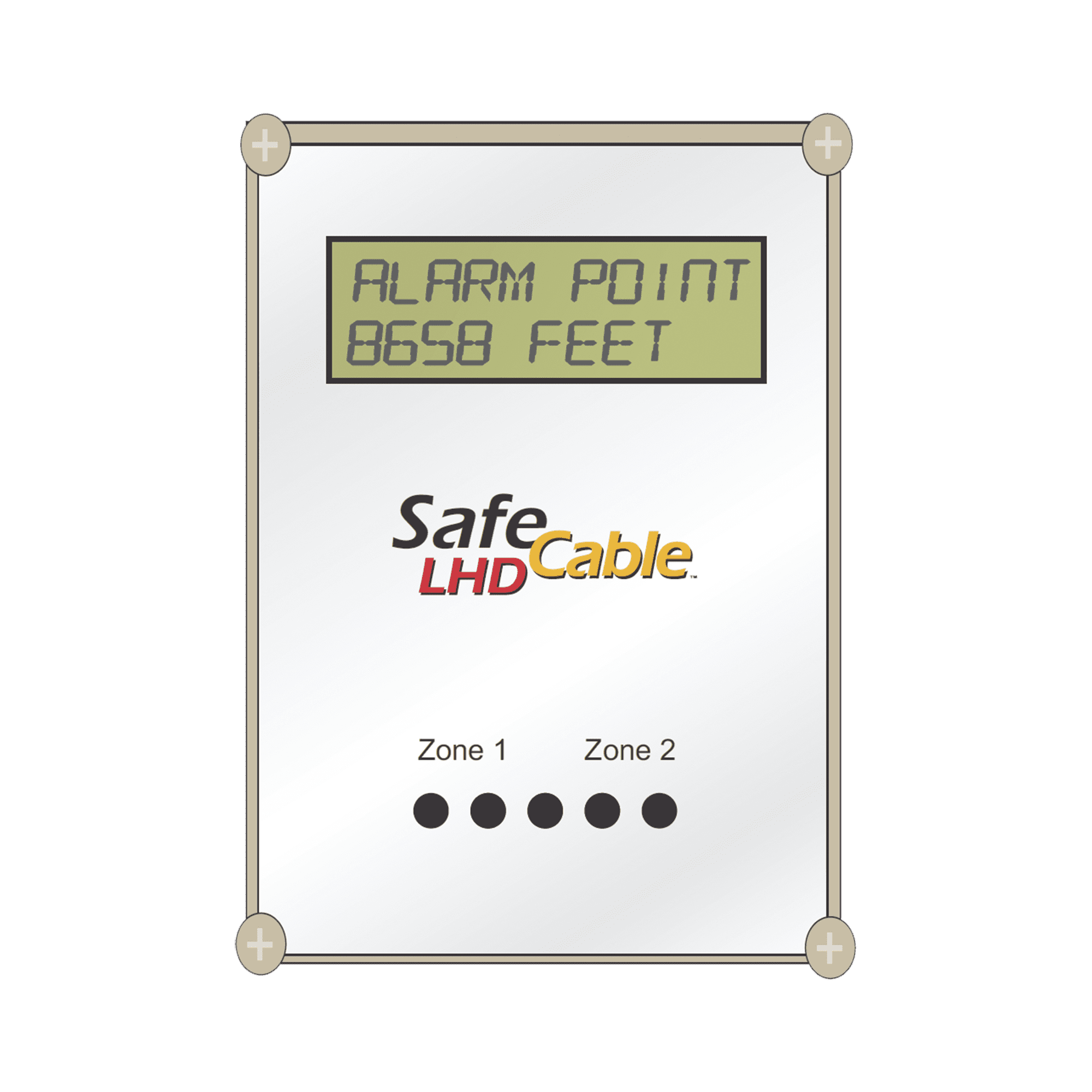 Módulo Localizador de Distancia de Doble Zona para Cable Detector de Calor DLM-Z2