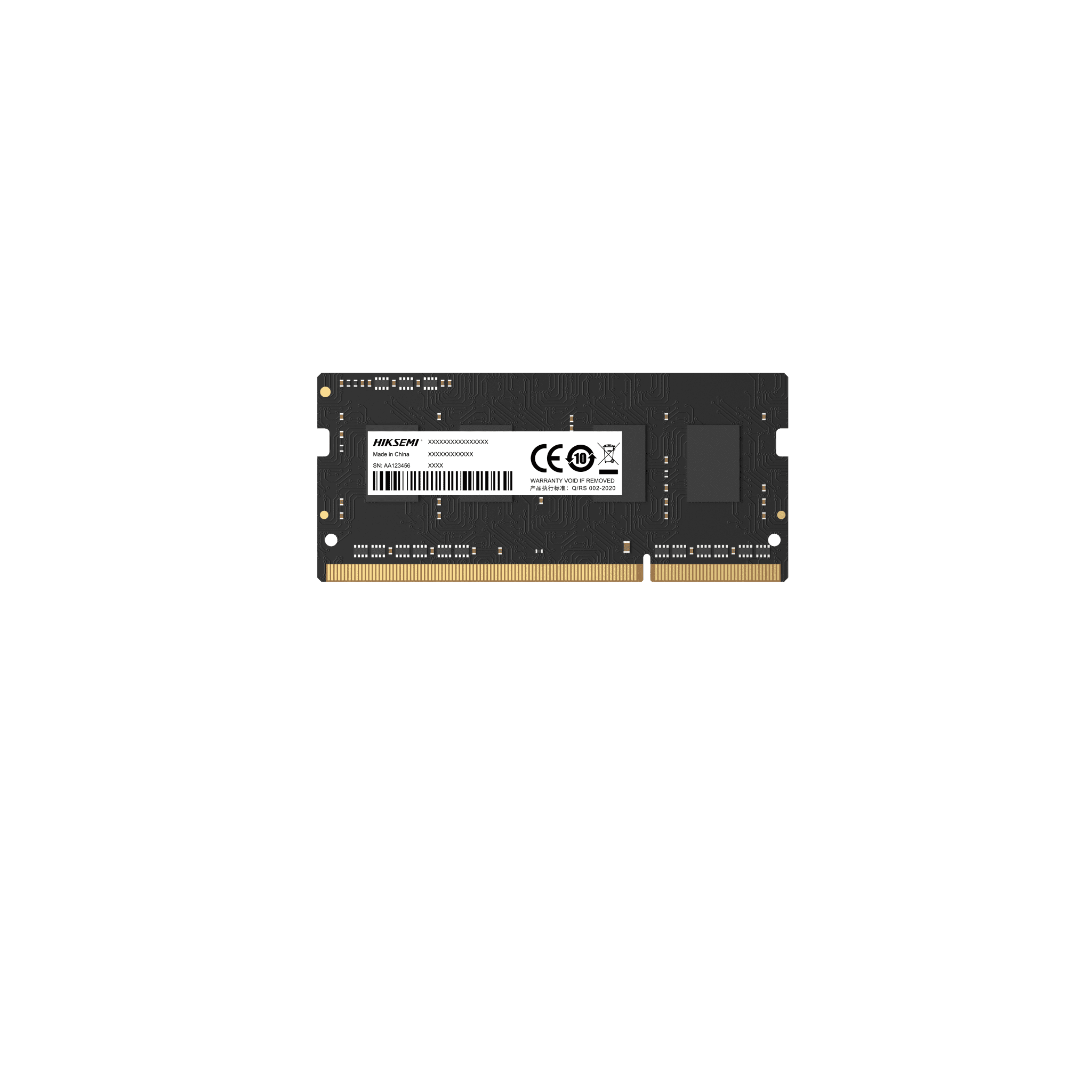 Módulo de Memoria RAM DDR4 de 8 GB / 3200 MHz / Para Laptop o NAS / SODIMM HS-C408-S32Z1/8G