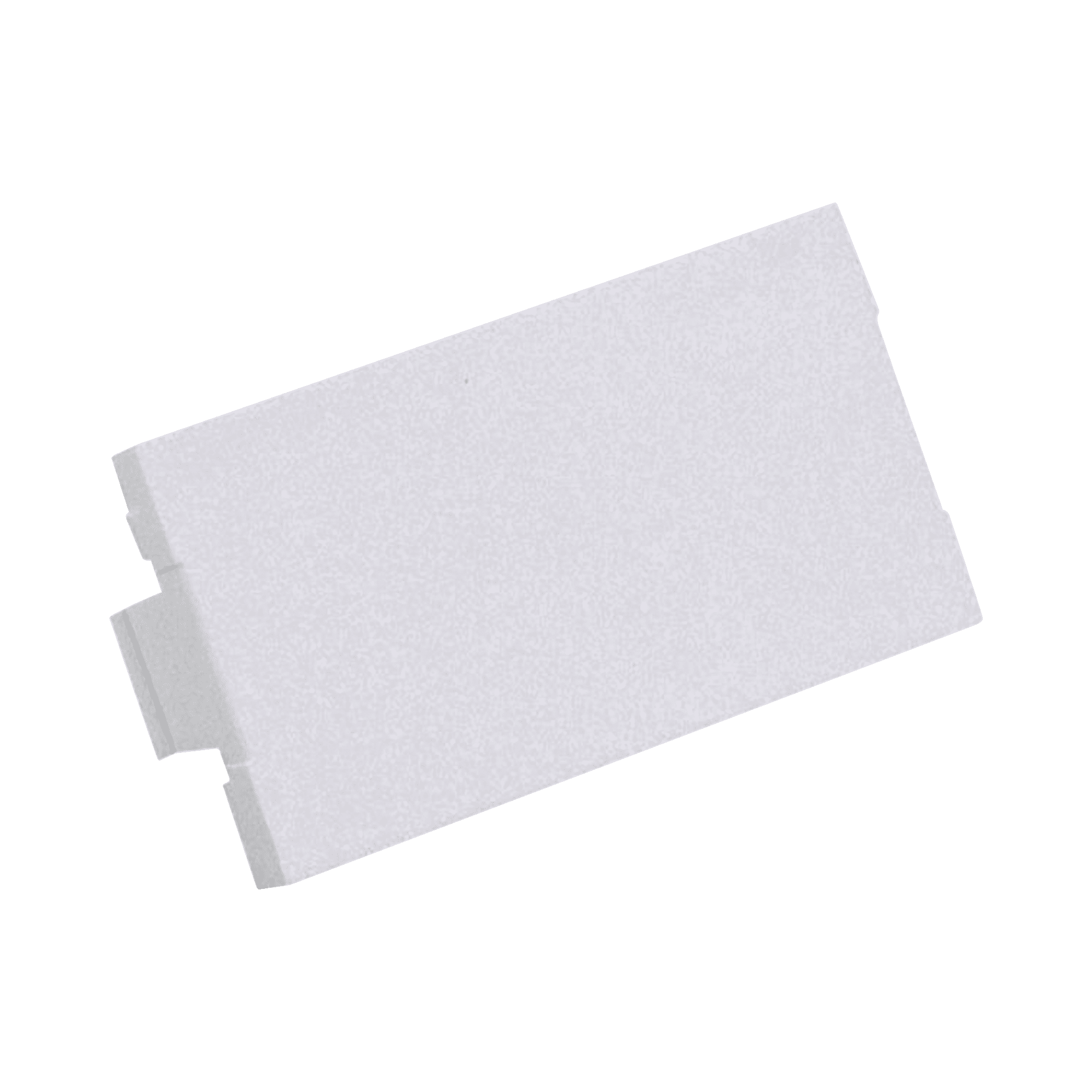 Módulo de tapa ciega (Inserto Ciego), de 1/3, Color Blanco Mate, 1 Pieza CHB2MIW-X
