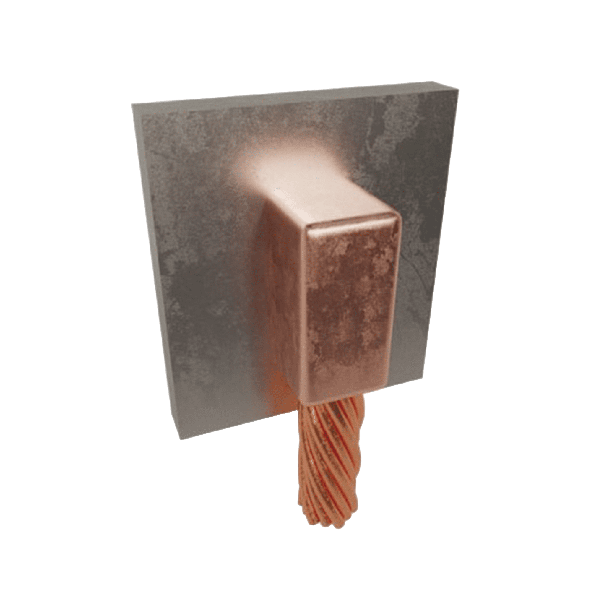 Molde para Soldadura Exotérmica para Cable 4/0 AWG a Superficie de Acero en Vertical a 90° TGM-CAPV-4/0