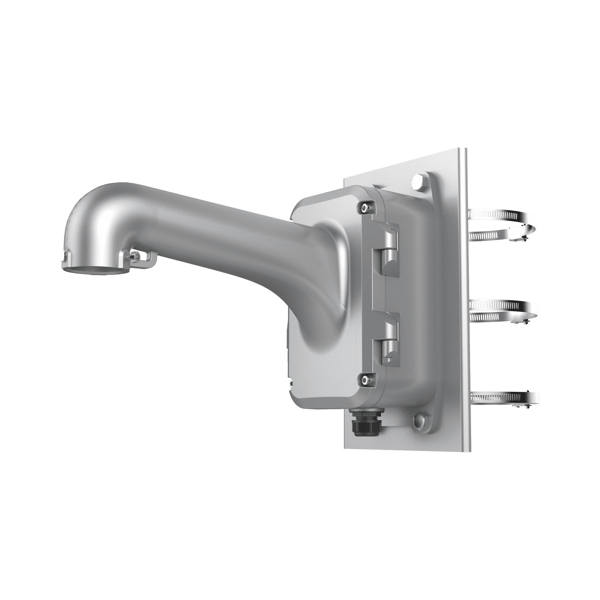 Montaje de Pared con Caja de Conexión y Montaje en Poste para Domos PTZ DS-1604ZJ-BOX-POLE-P