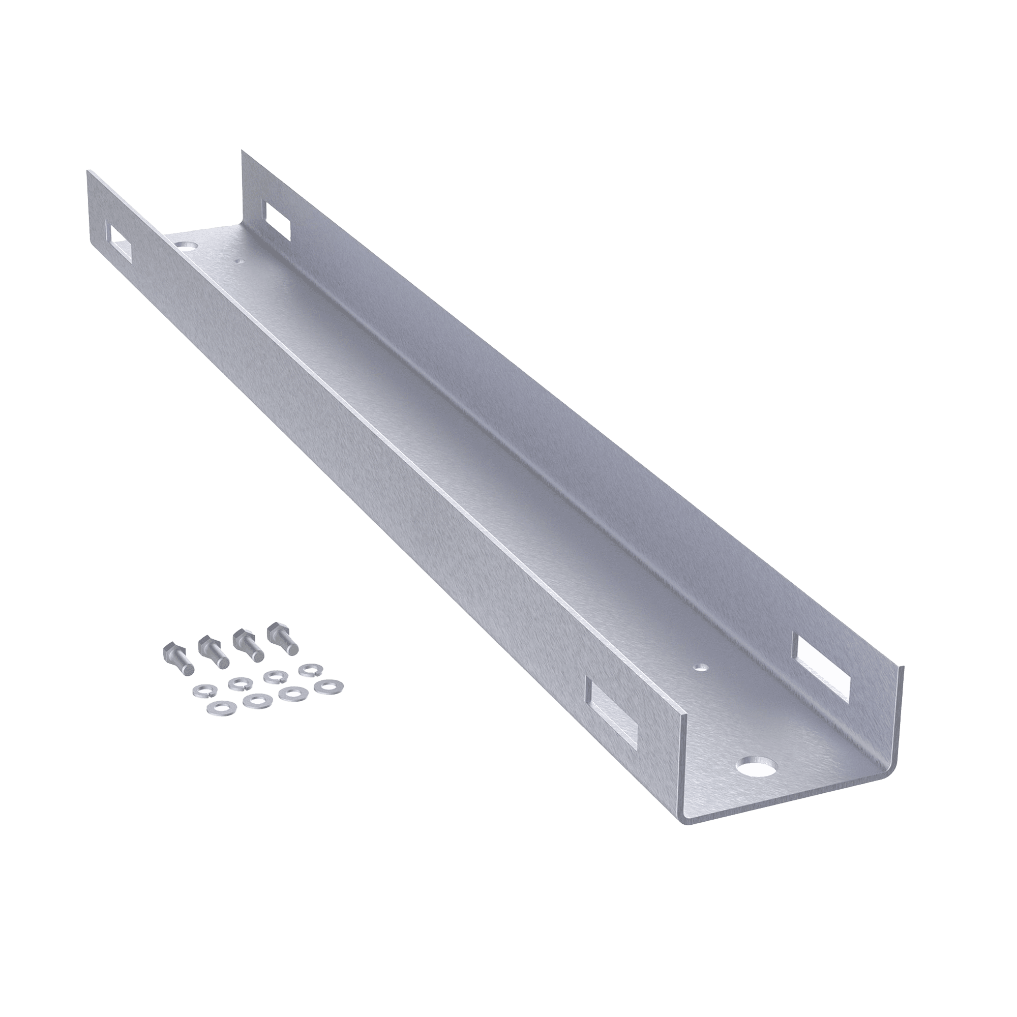 Montaje de Poste Para Gabinetes OSP ComLine de 1200 mm de alto (25 UR), De Aluminio, Color Negro EPMC12