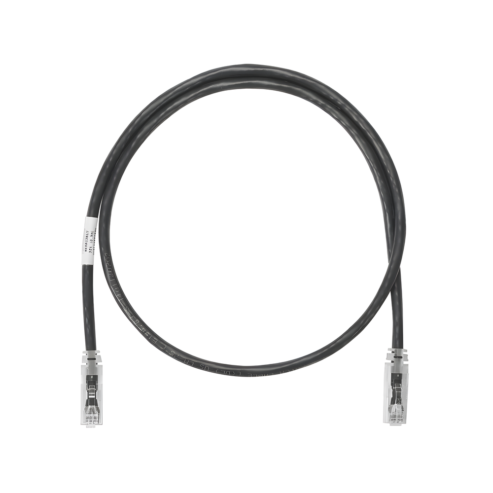 Cable de parcheo UTP Categoría 6, con plug modular en cada extremo - 25 ft. - Negro NK6PC25BLY