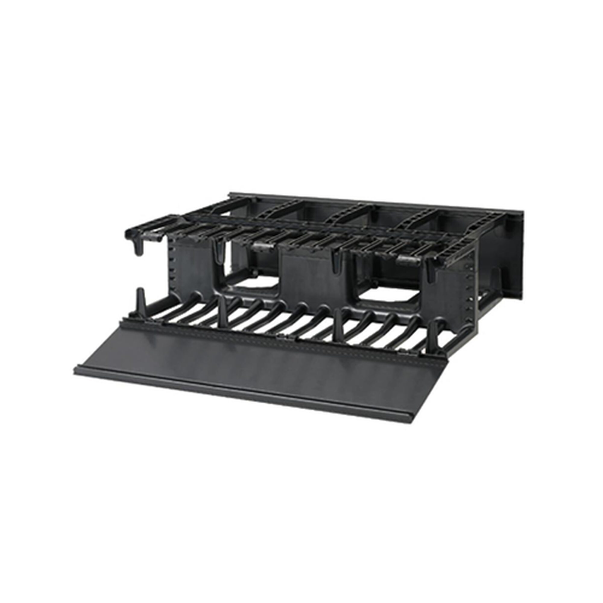 Organizador de Cables Horizontal NetManager, Doble (Frontal y Posterior), Para Rack de 19in, 3UR NM3