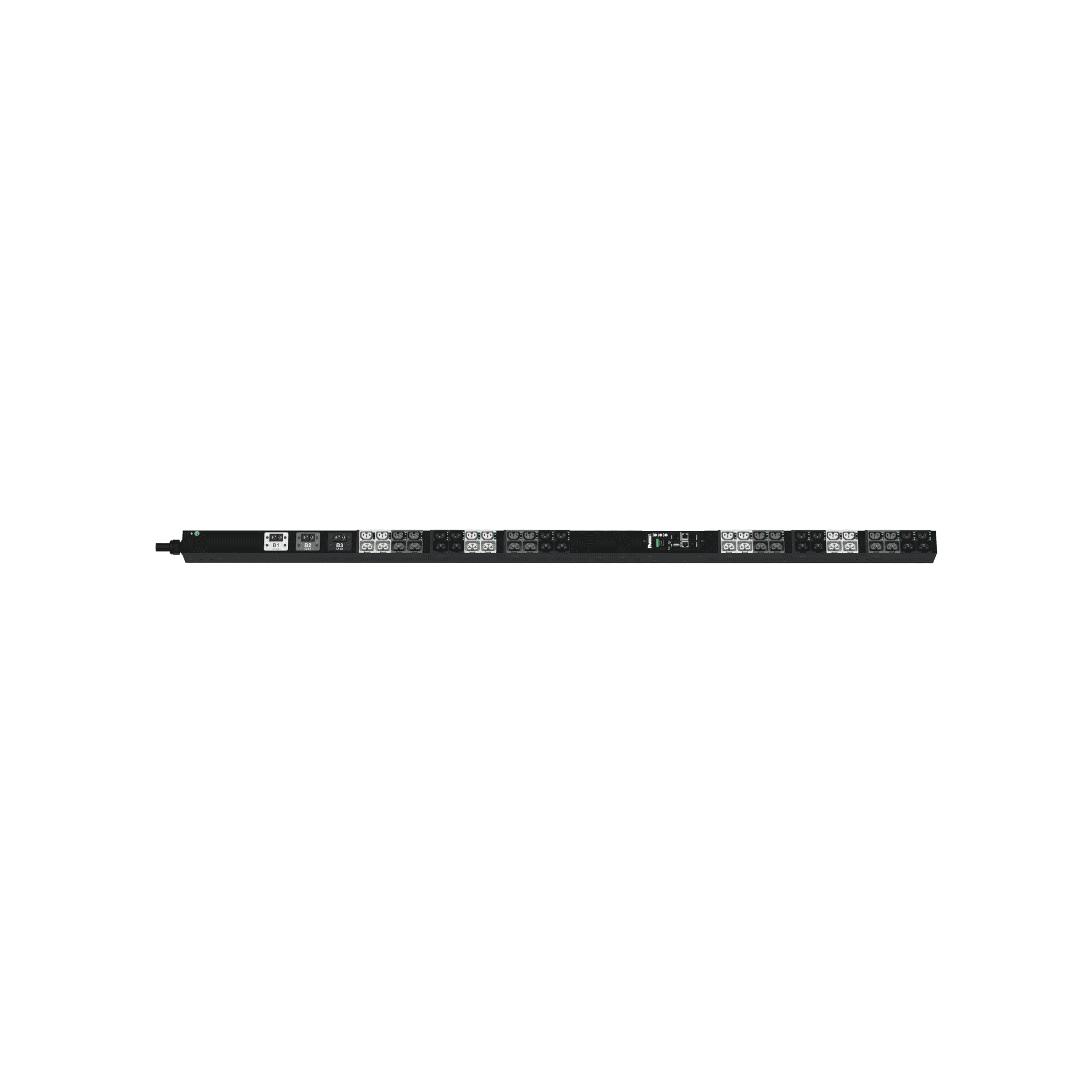 PDU G6 Monitoreable y Switchable (MS) para Distribución de Energía, Enchufe de Entrada NEMA L21-30P, Con 24 Salidas C13/C15 y 24 C13/C15/C19/C21, de Instalación Vertical, 208 Vca, 30 Amp P48E21G