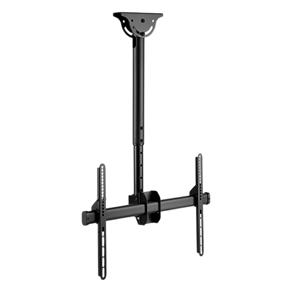 Soporte de Techo para Pantallas | Compatibilidad VESA 200x200 a 600x400 | Pantallas Hasta 70 Pulgadas | Capacidad de Carga 50 kg | Inclinación Vertical 0° a -25° | Rotación Horizontal 360° | Ajuste de Nivel ±3° PLB-CE946-01S