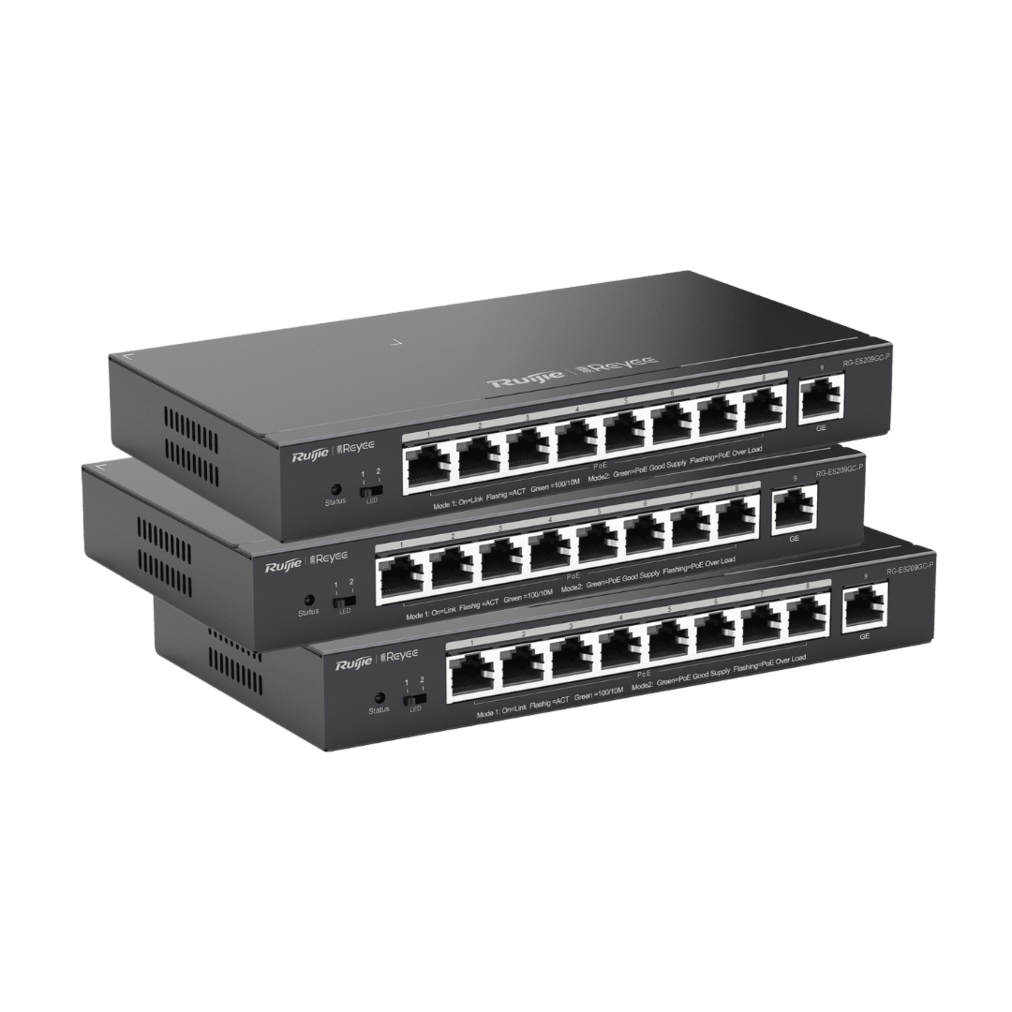 Pack Promocional Q1, tres unidades del modelo RG-ES209GC-P RG-ES209GC-P-3PACK