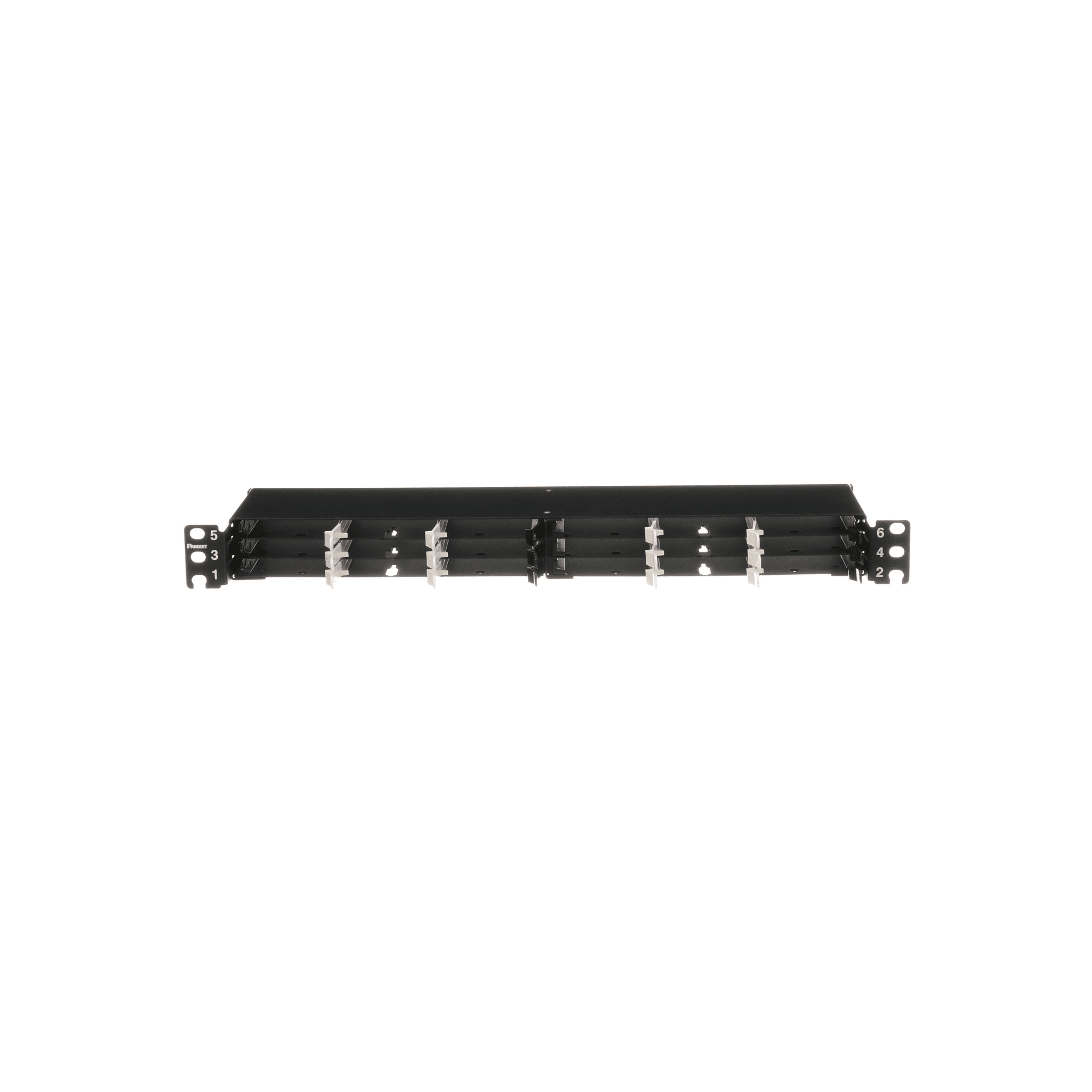 Panel de Distribución de Fibra Óptica, Acepta 18 Cassettes HD Flex™ en 4 Espacios, Hasta 144 Fibras, 1 UR FLEX1UPN04