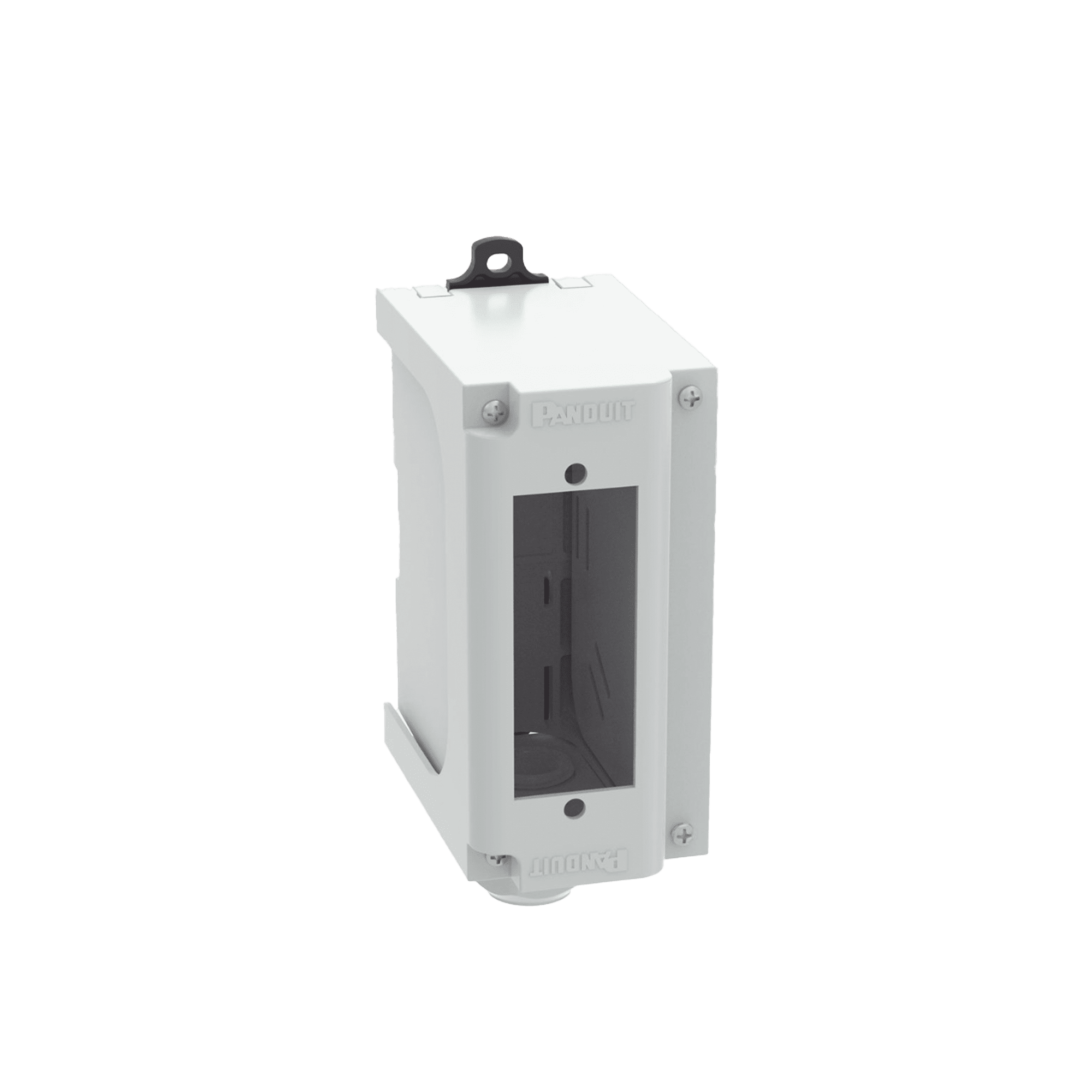 Panel de Parcheo Modular para Fibra Óptica, de Instalación en Riel DIN Estándar de 35mm, Acepta Una Placa Acopladora FAP, Color Gris FDPPSIG