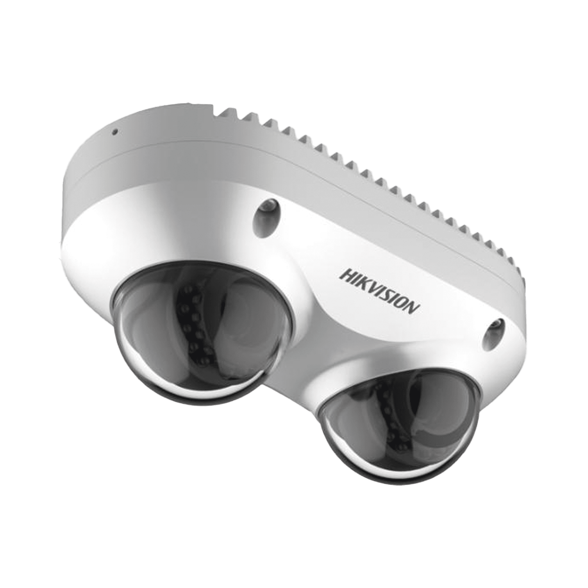 PanoVu Series / Lente Dual de 4 Megapixel / 2 Lentes Fijos de 2.8 mm / Recomendado para Pasillos o Esquinas / IP67 / IK10 / PoE / WDR 120 dB / 10 mts IR / Entrada y Salida de Audio y Alarma / MicroSD DS-2CD6D42G0-IS