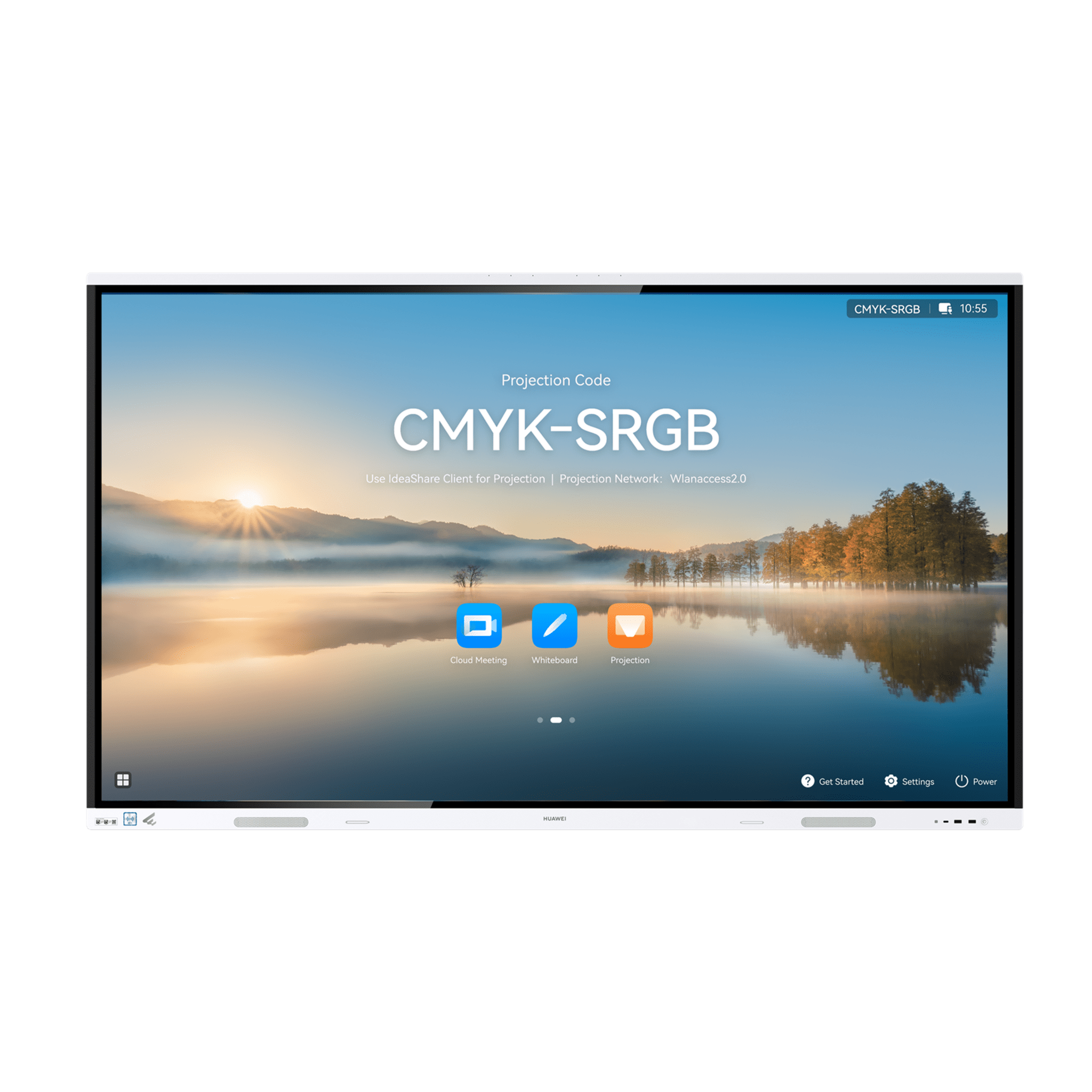 Pantalla Interactiva IdeaHub Board 3 PRO de 65'' para Colaboración Inteligente, 4K, Harmony OS, Wi-Fi 6 IHB2-65PB