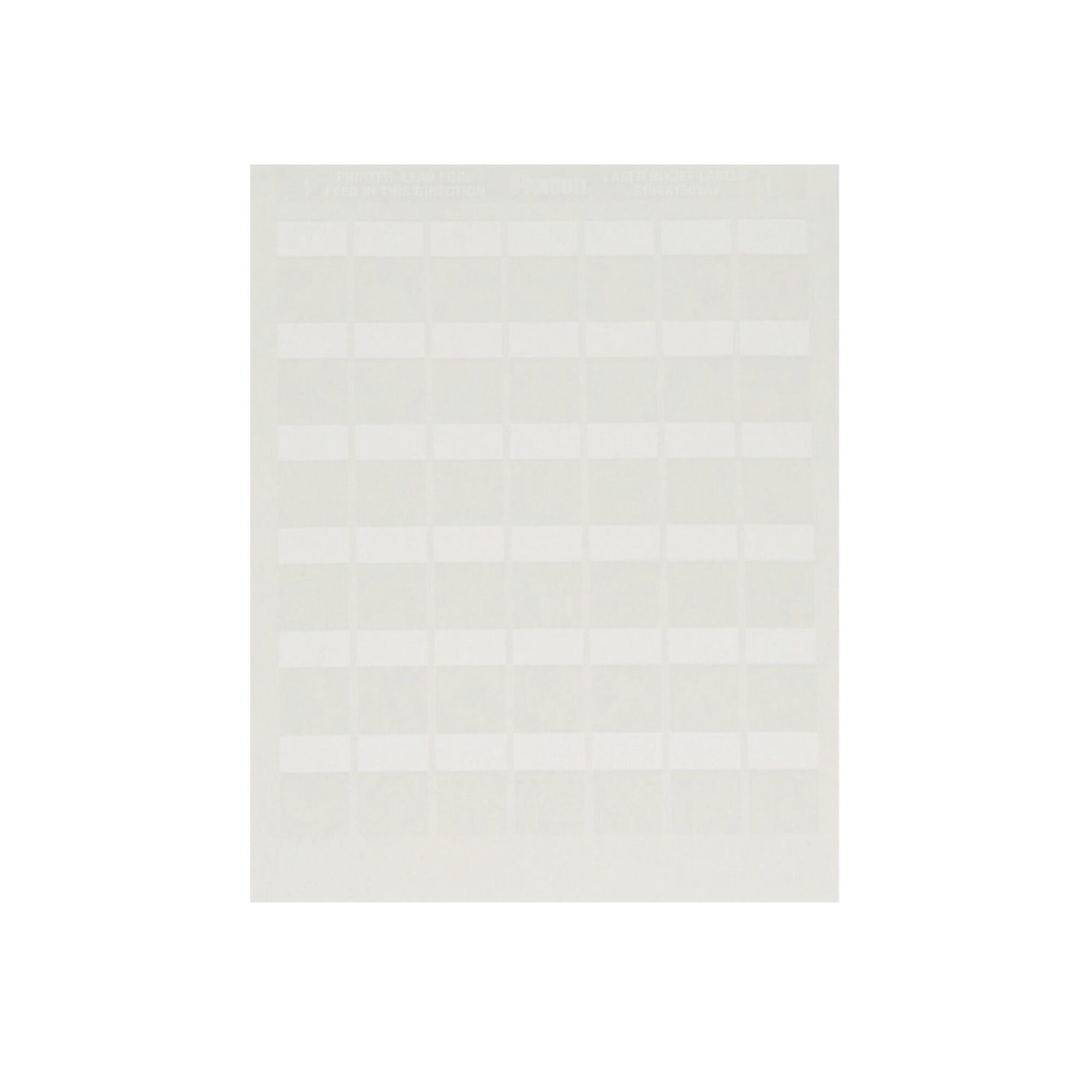 Paquete de Hojas con 2500 Etiquetas de Identificación Auto-laminadas para Impresora Láser/Inyección de Tinta, para Cables de 4.1 a 8.1 mm de Diámetro (10 - 6 AWG), Color Blanco S100X150YAJ