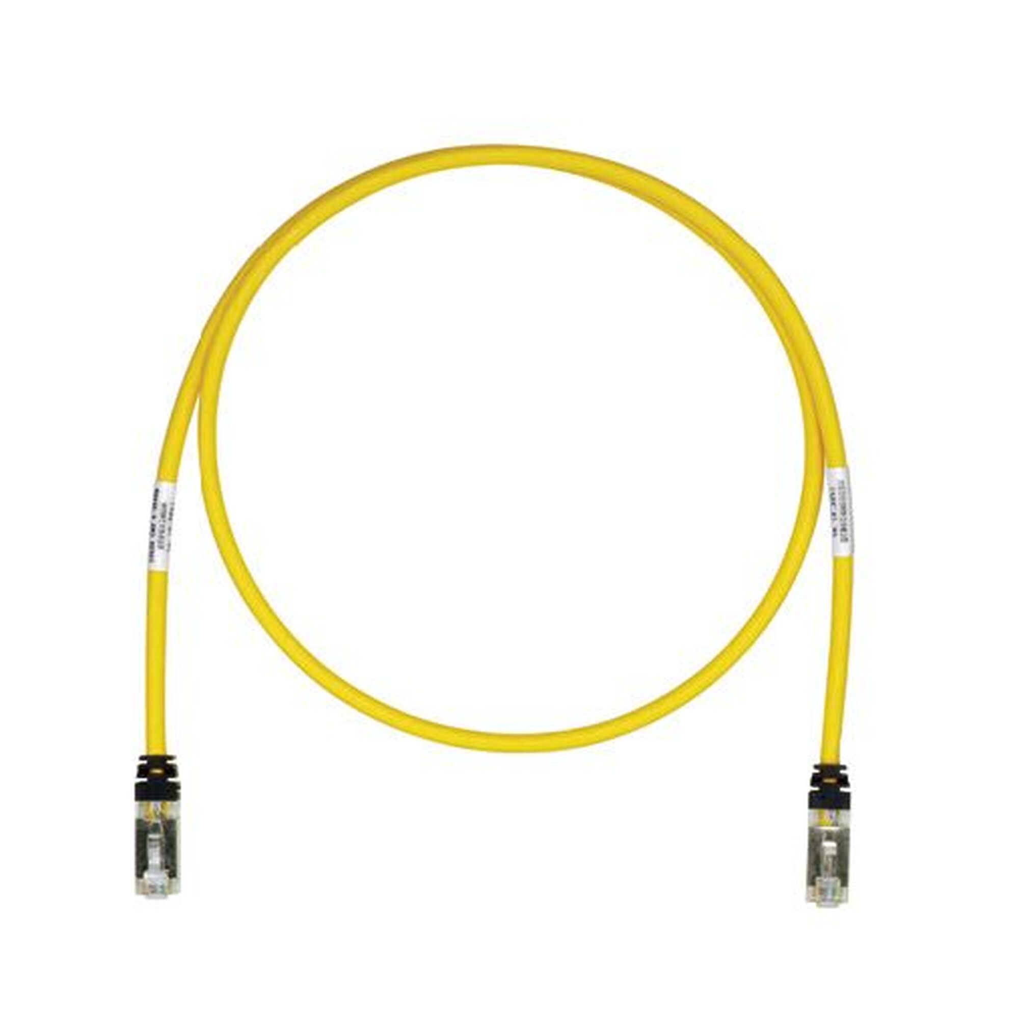 Patch Cord Cat6A, Blindado S/FTP, CM/LS0H, 1.5 Metros (4.92 Pies), Color Amarillo STP6X1.5MYL