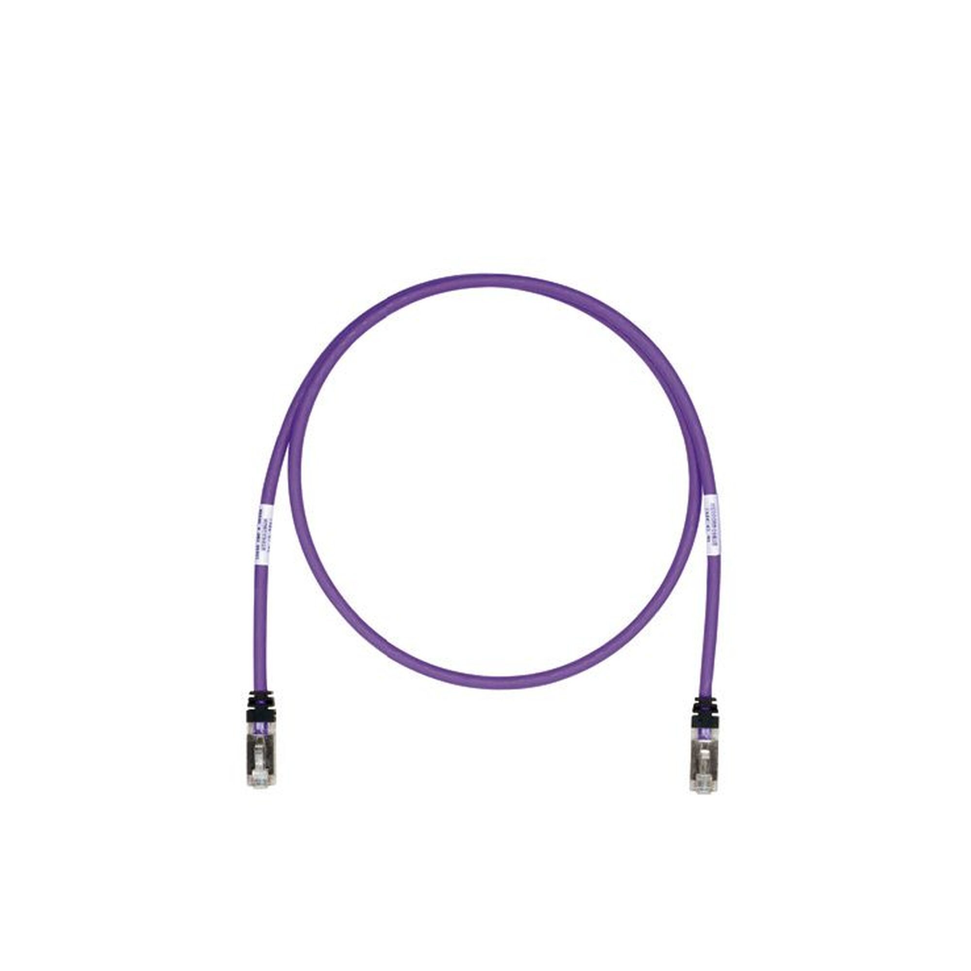 Patch Cord Cat6A, Blindado S/FTP, CM/LS0H, 10ft, Color Violeta STP6X10VL