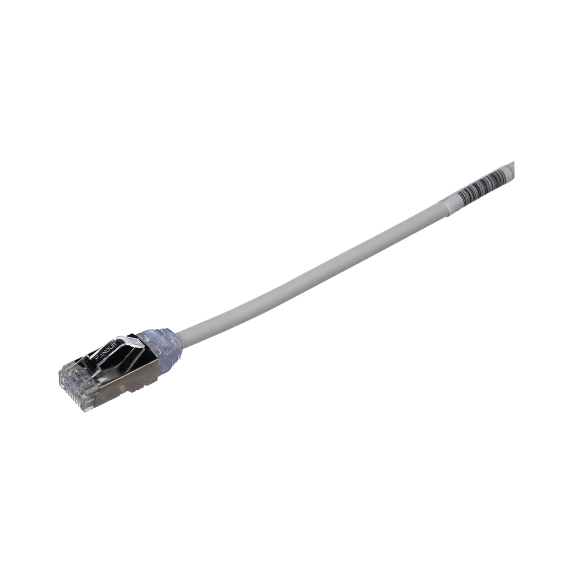 Patch Cord Cat6A, Diametro Reducido 28 AWG, Blindado S/FTP, CM/LS0H, 1 m, Color Gris STP28X1MIG