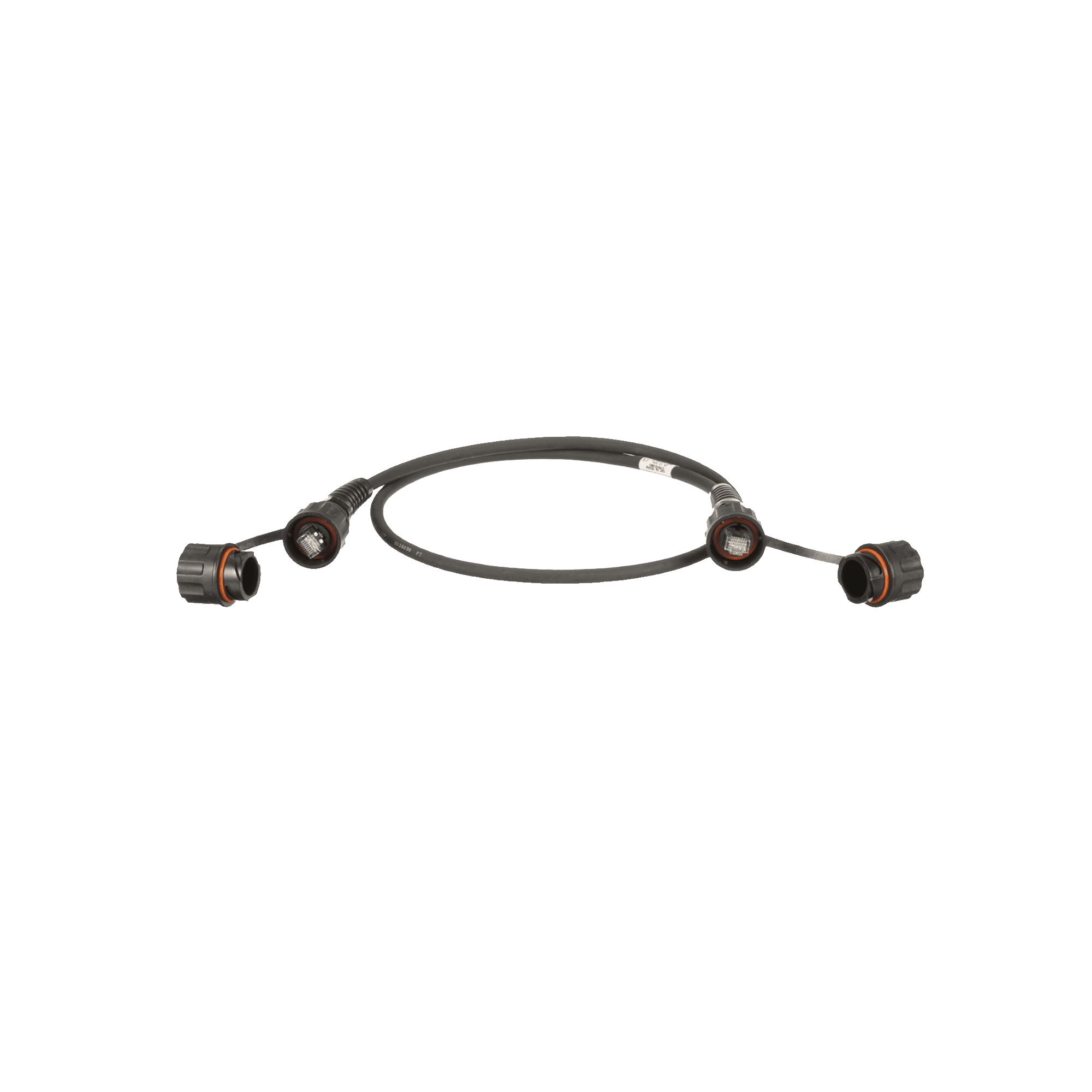 Patch Cord Cat6A IndustrialNet, Blindado S/FTP, Con Plug Industrial y Tapa en Cada Extremo, 3 Metros ISTP6X3MBL