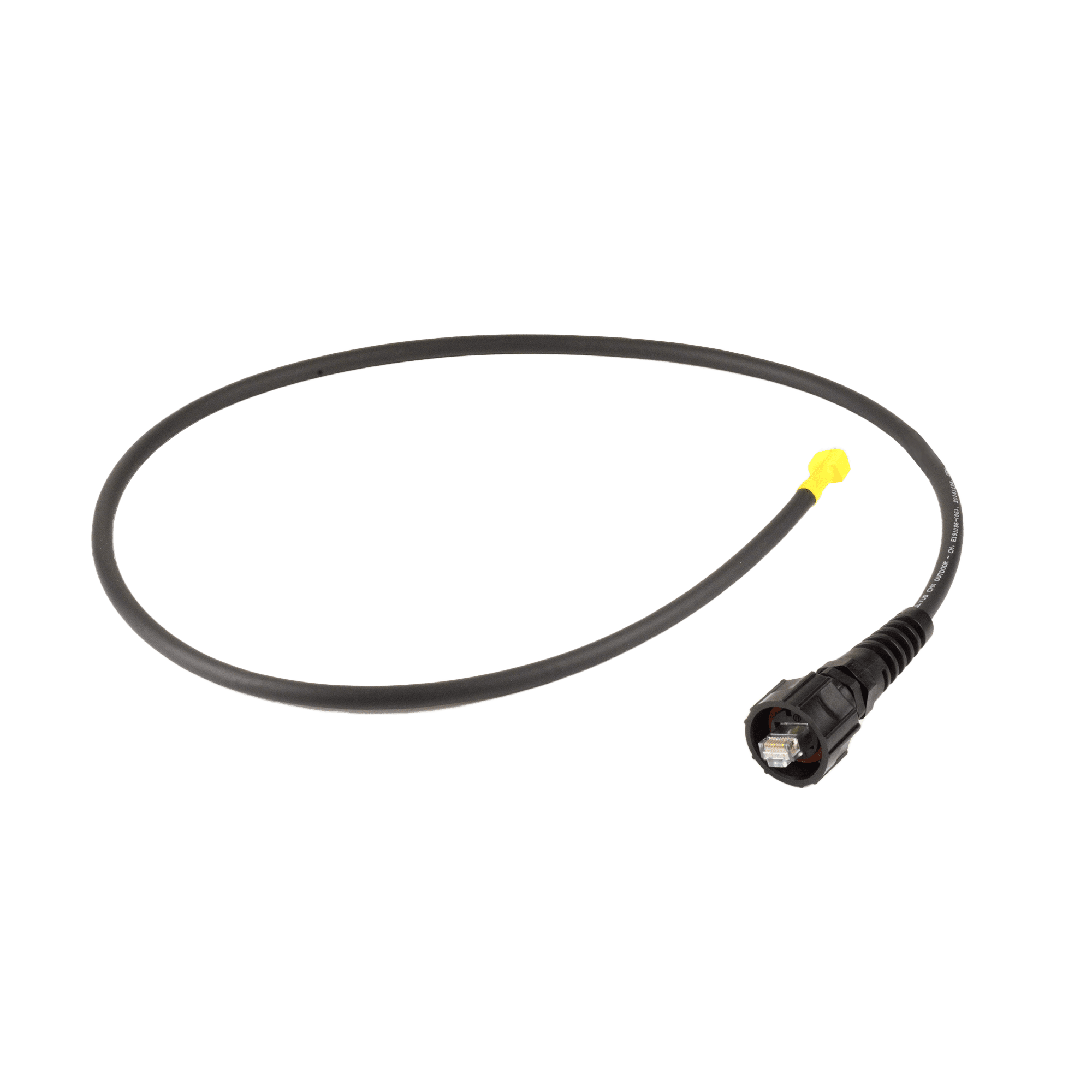 Patch Cord Industrial "Ruggedized" a Plug Modular, Cat6, de 3 ft, Color Negro XC6-03-B05T