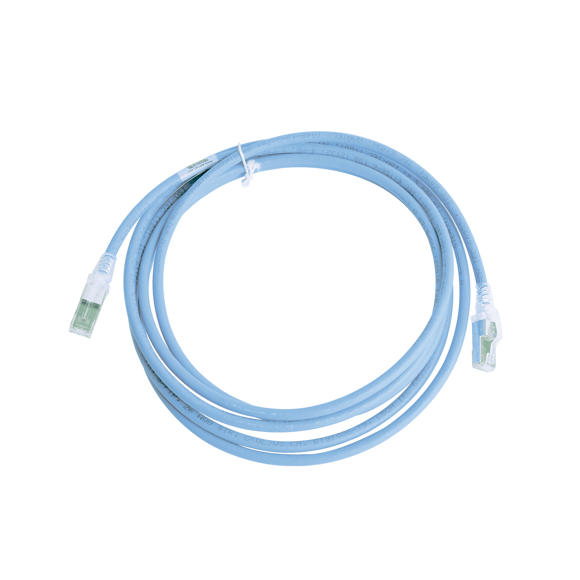 Patch Cord Z-MAX Cat6A S/FTP, CM/LS0H, 10ft, Color Azul, Versión Bulk (Sin Empaque Individual) ZM6A-S10-06B