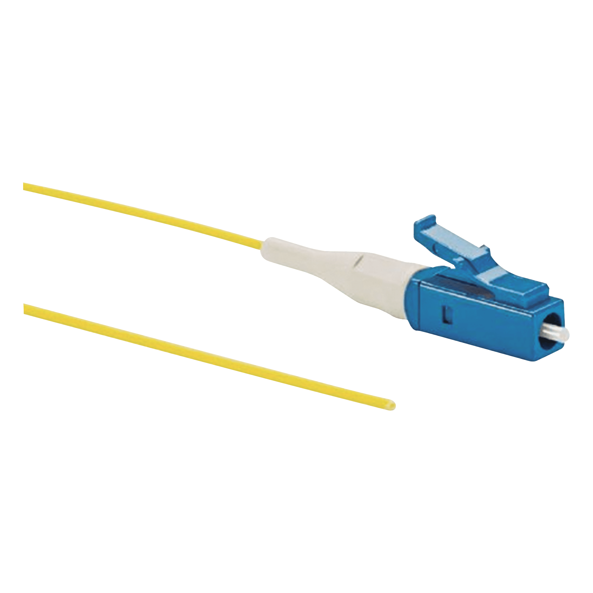 Pigtail de Fibra Óptica LC Simplex, Monomodo OS2 9/125, 900um, Color Amarillo, 1 Metro NKFP91BN1NNM001