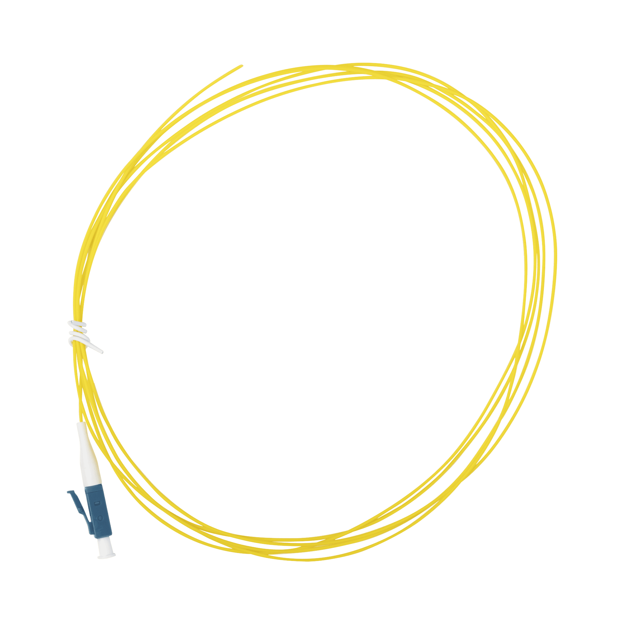 Pigtail de Fibra Óptica Monomodo LC/UPC, simplex de 2 metros LP-FO-LCU-02