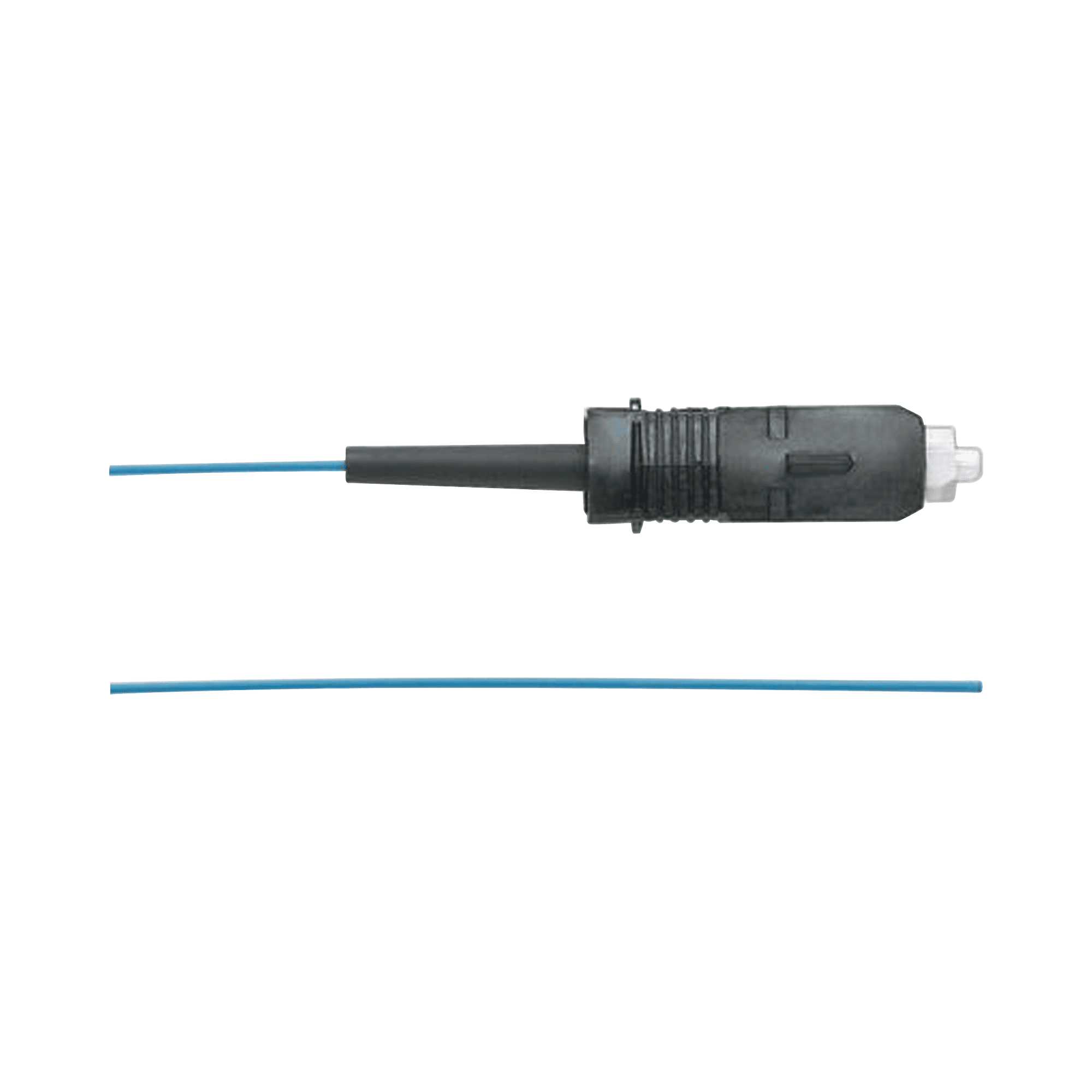 Pigtail de Fibra Óptica SC Simplex, Multimodo OM3 50/125, 900um, Color Aqua, 1 Metro FX1BN3NNNSNM001