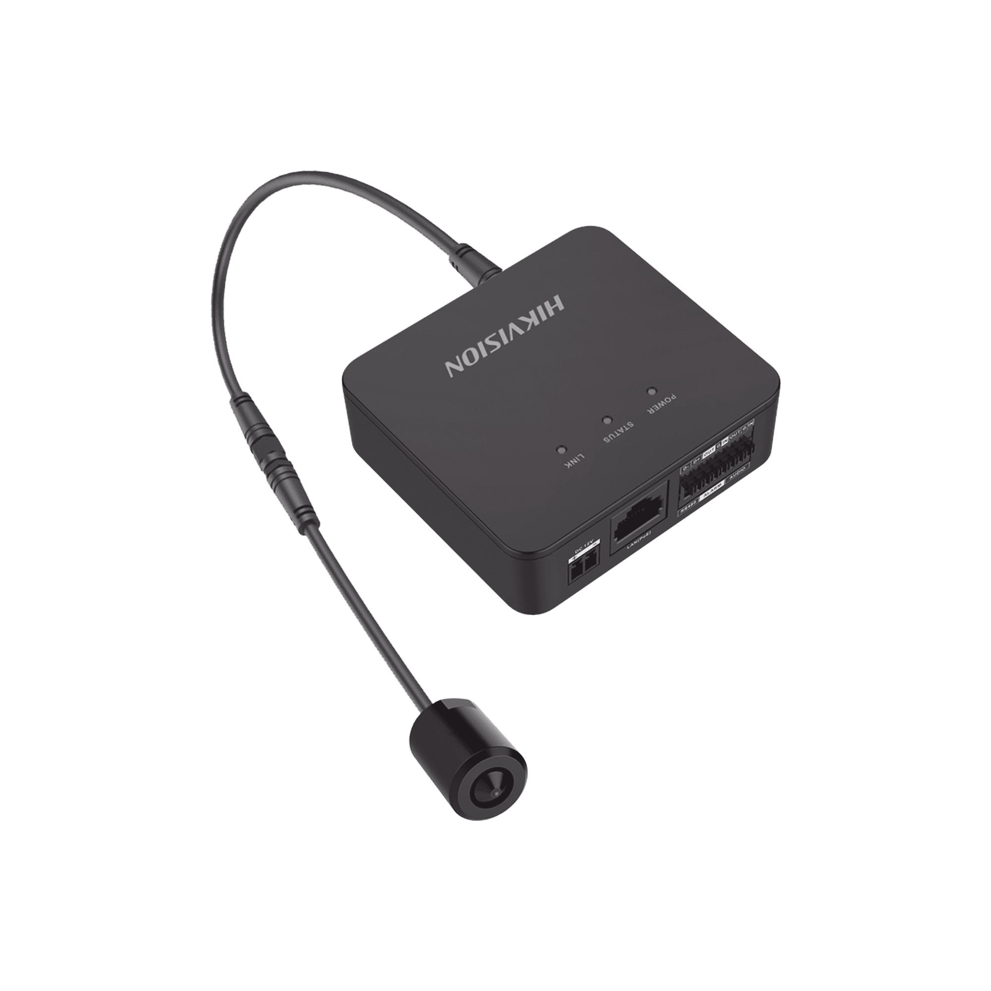 Pinhole IP 2 Megapixel / Lente 3.7 mm / 2 Mts Cable / PoE / Ideal para Cajeros Automáticos (ATM) / WDR / Micro SD / Cámara Tipo Cilindro DS-2CD6425G1-10