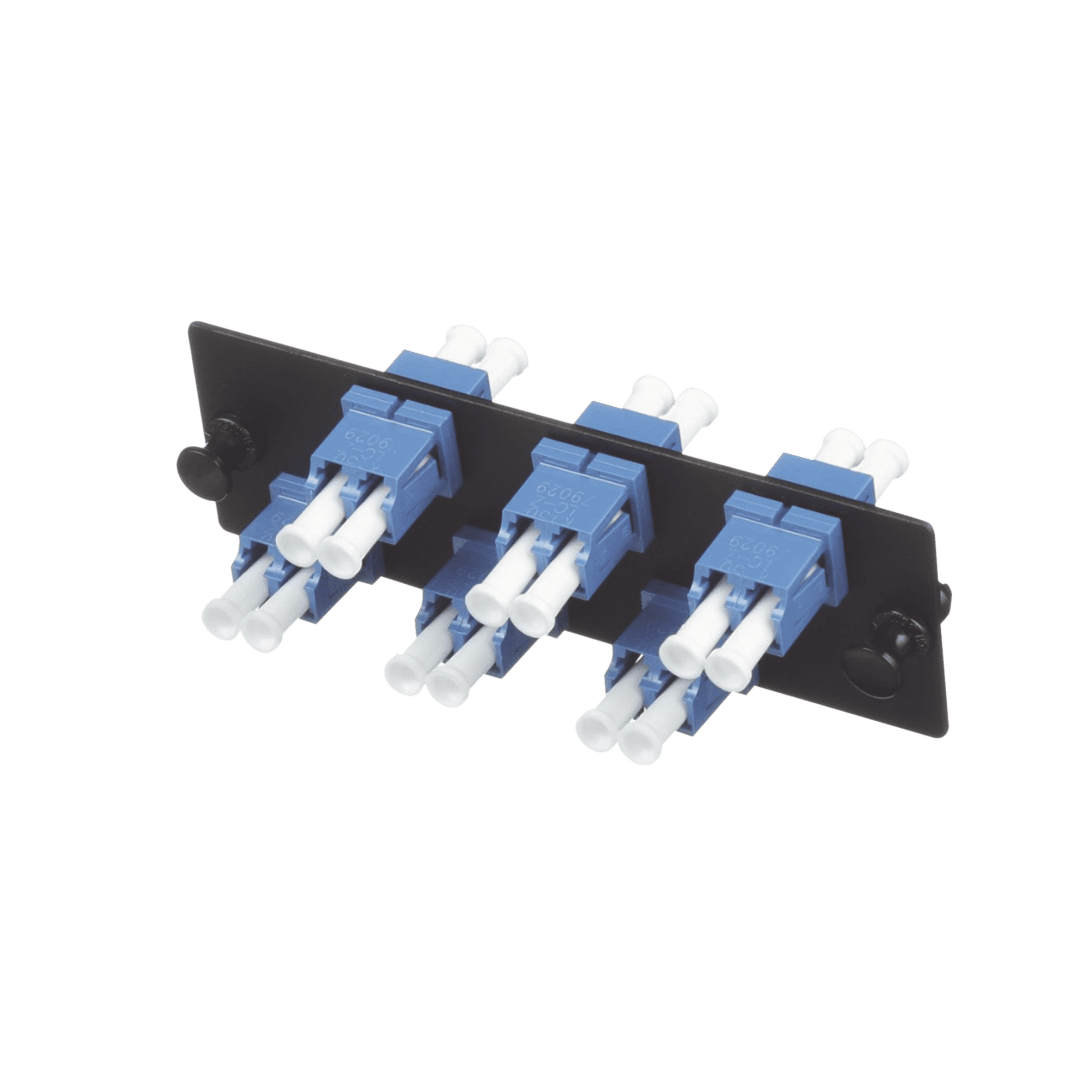 Placa Acopladora de Fibra Optica FAP, Con 6 Conectores LC Duplex (12 Fibras), Para Fibra Monomodo OS1/OS2, Color Azul FAP6WBUDLCZ