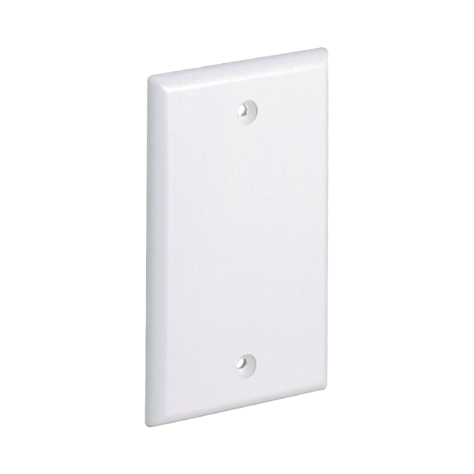 Placa de Pared Ciega Universal, Material ABS, Color Blanco CPNWH