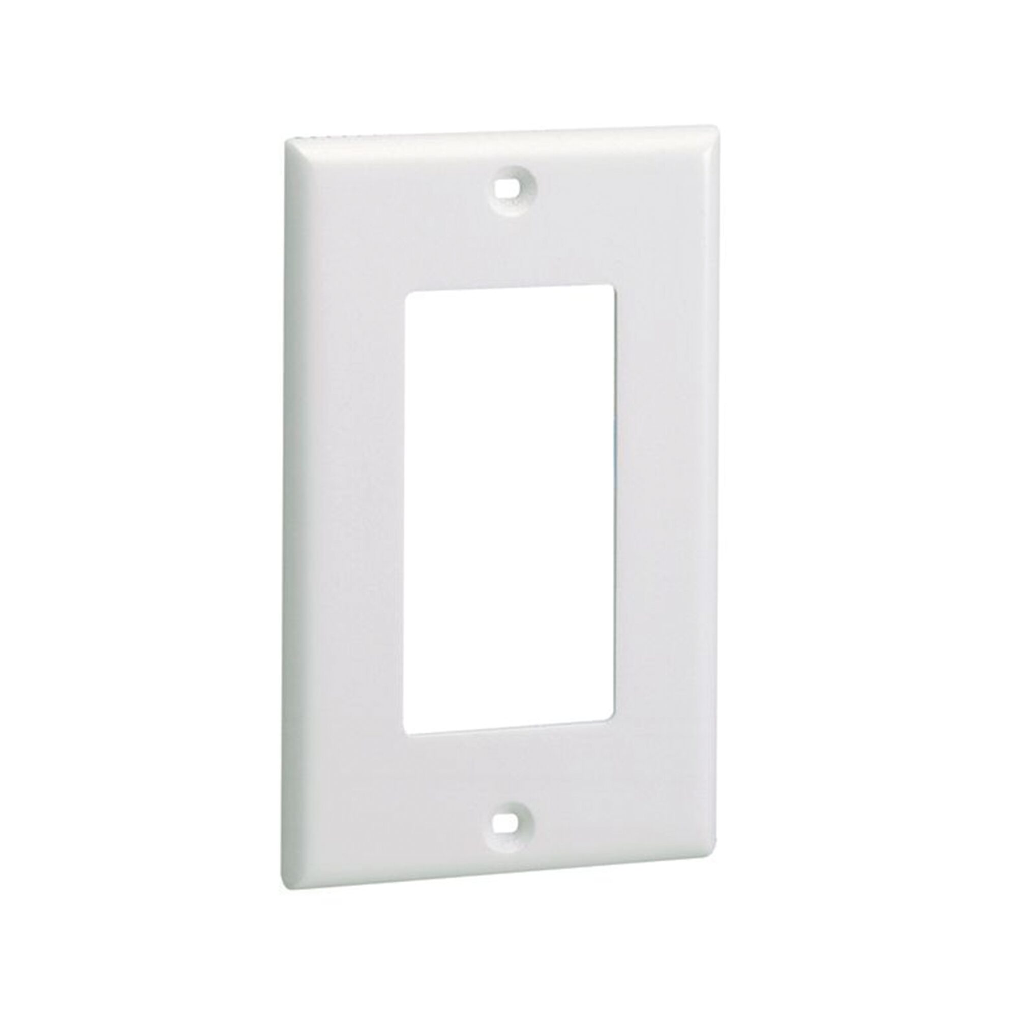 Placa de Pared Frontal Estándar GFCI, Material ABS, Color Blanco CPGWH