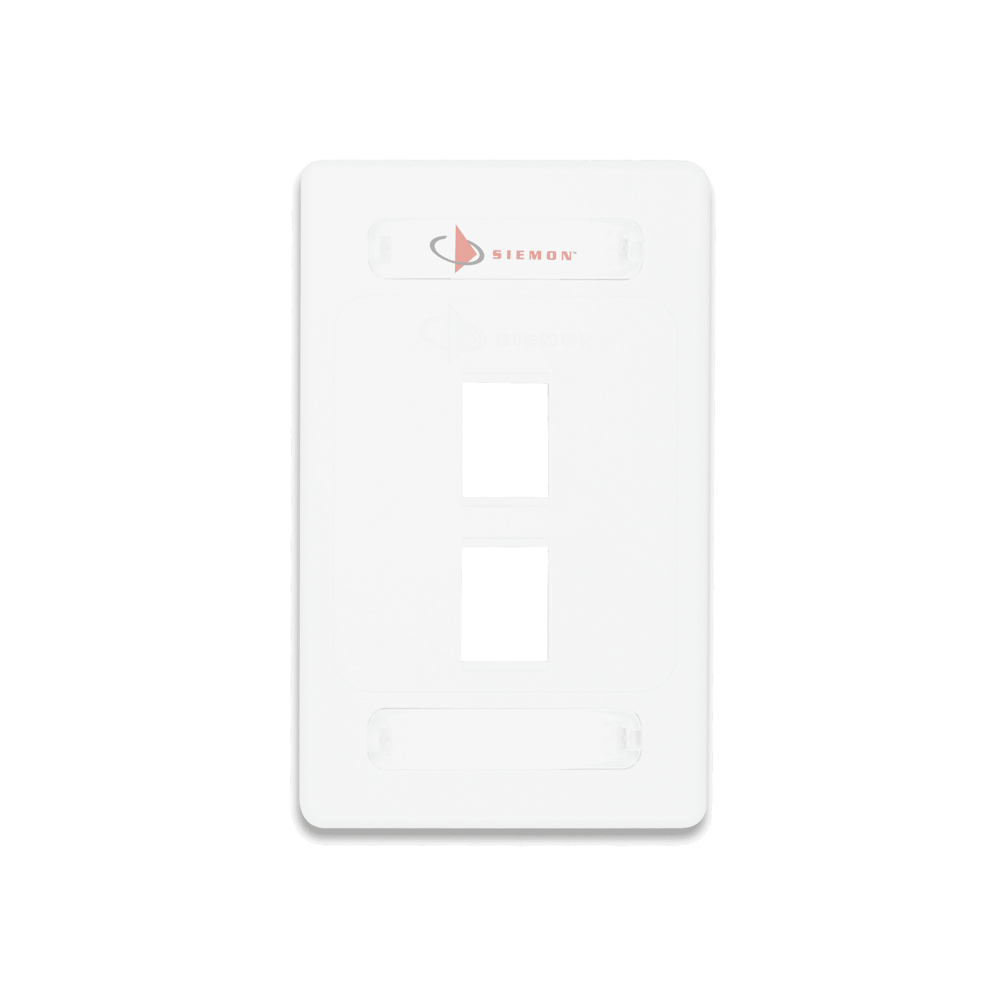 Placa de Pared Modular 10G MAX de 2 Salidas, Color Blanco 10GMX-FPS02-02