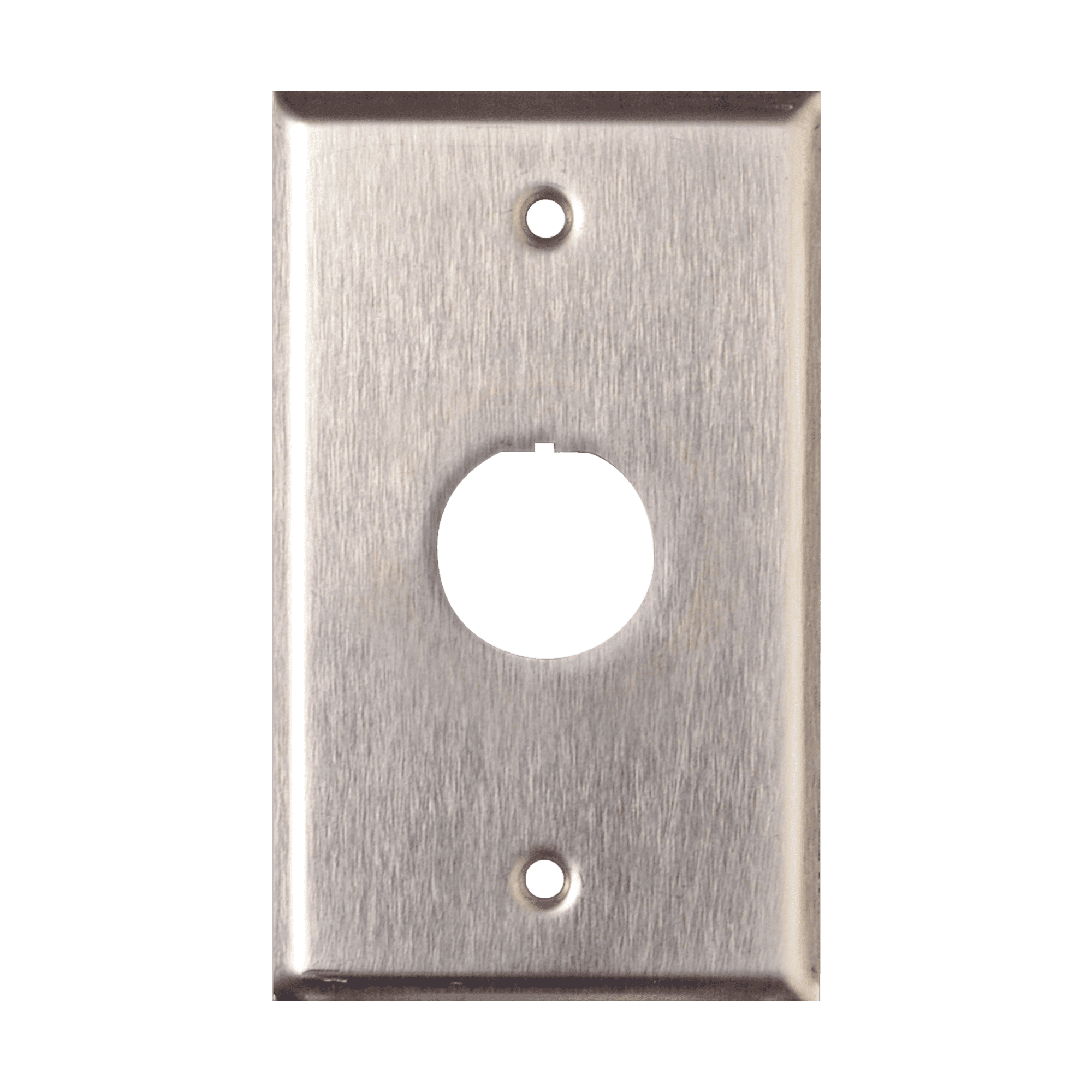 Placa de Pared Reforzada, de Acero Inoxidable, Para Uso Industrial, de 1 Puerto XFP-S-01-SS