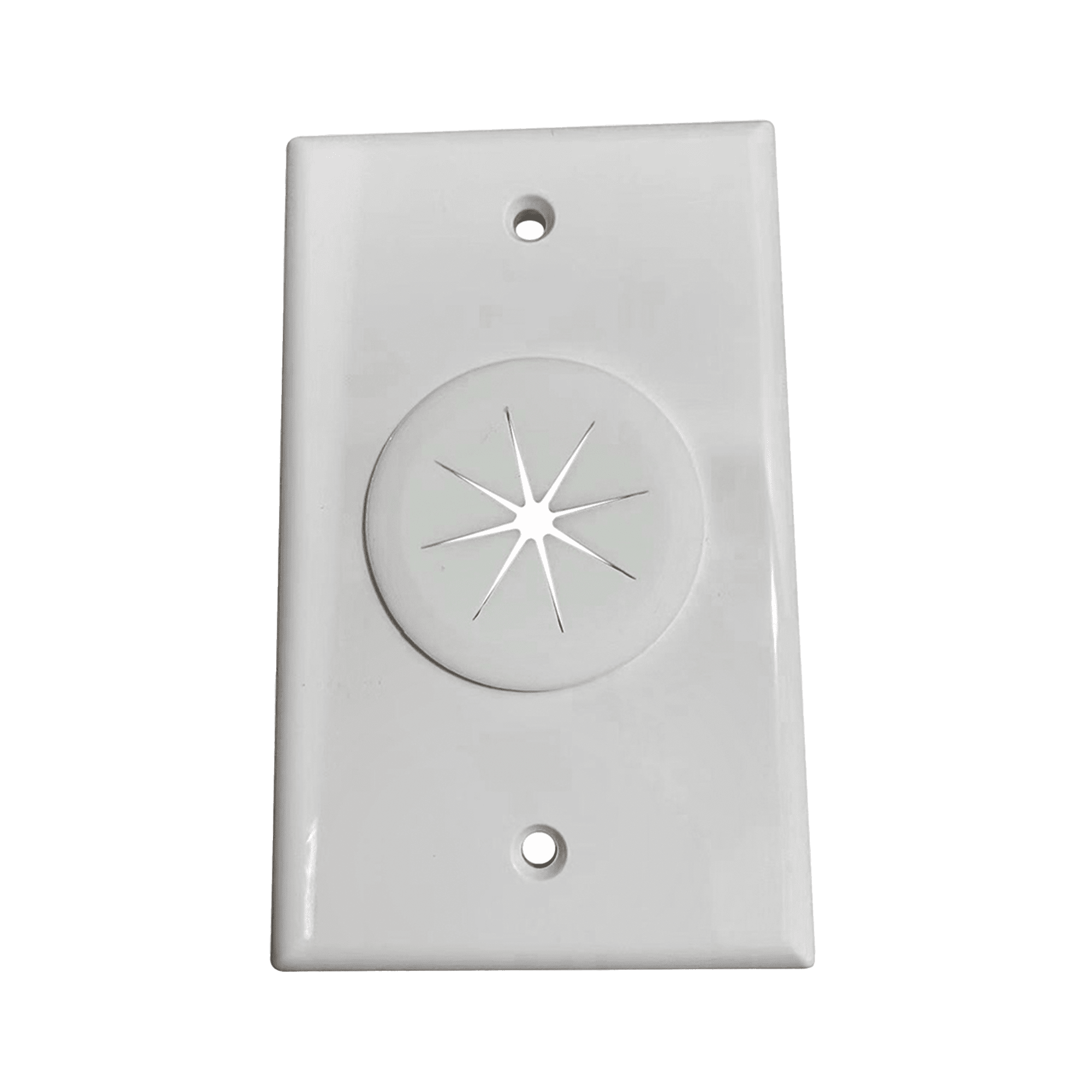Placa de Pared, con Orificio y Grommet, Ideal para pasar cables LP-FP-GROM