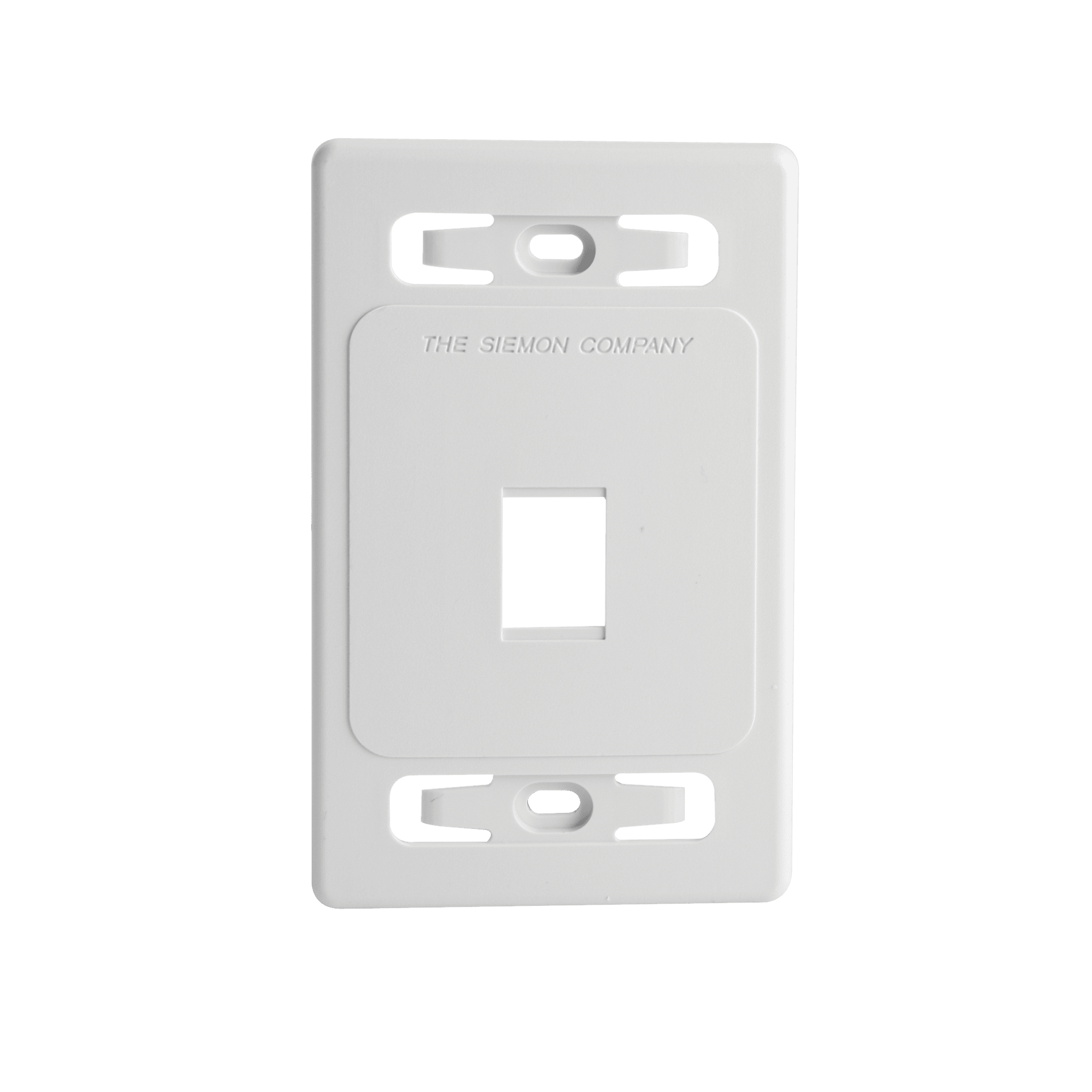 Placa de pared modular MAX, de 1 salida, color blanco MX-FP-S-01-02