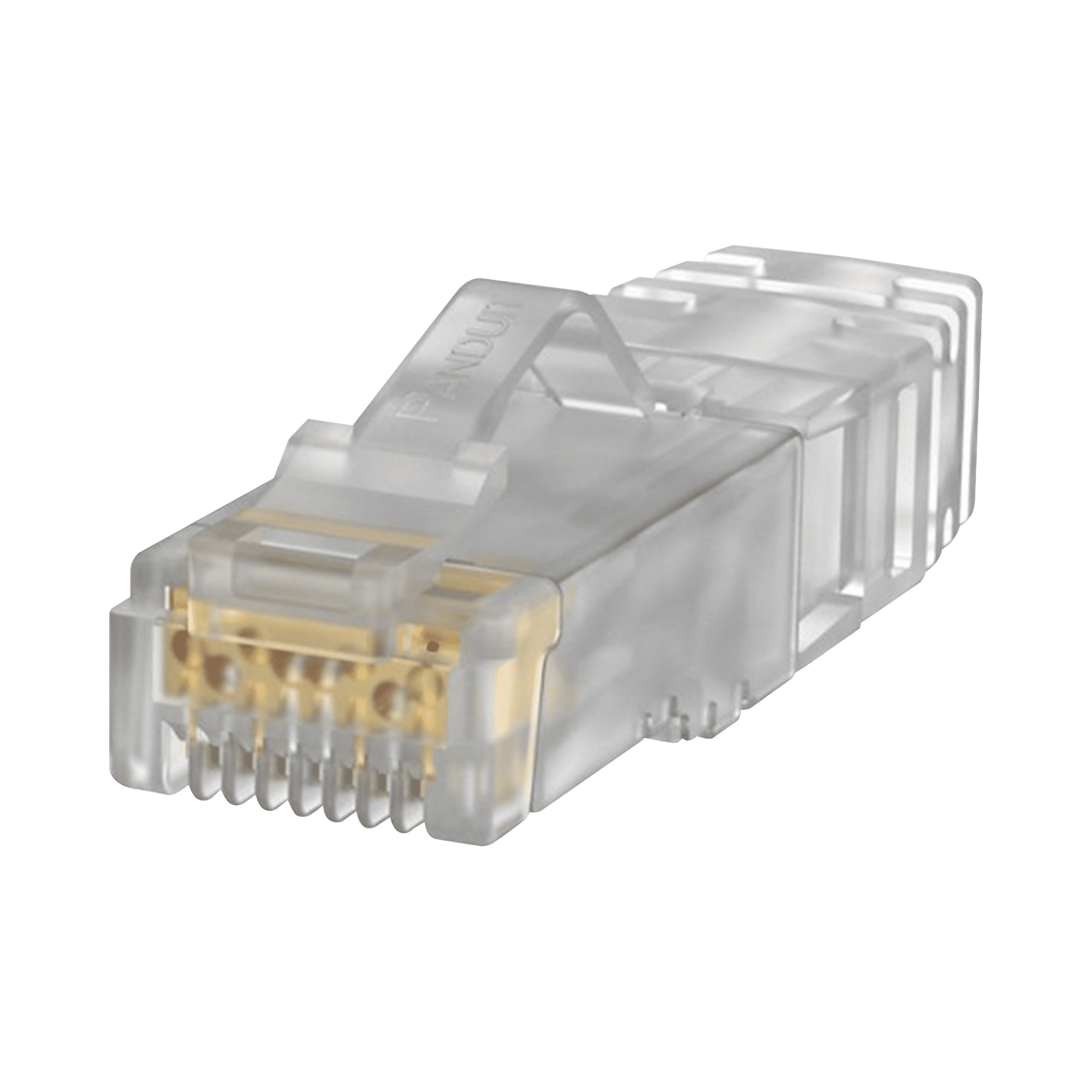 Plug RJ45 Cat6A, Para Cable UTP de Calibre 26 AWG, Chapado en Oro de 50 micras, Paquete de 100 piezas SP6X88SD-C