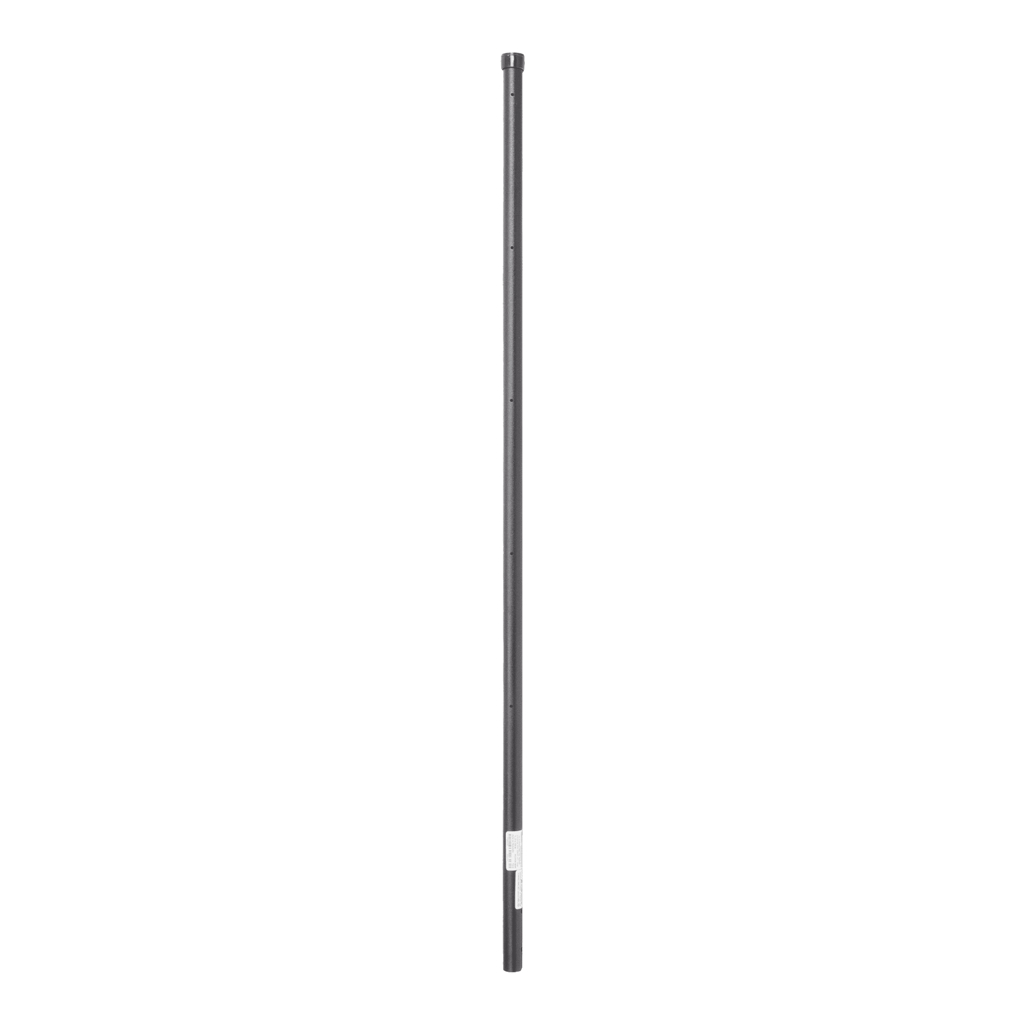 Poste de Esquina Negro de 1.2m para Cerca Electrificada de Tubo Galvanizado cal. 18 de 1"Diam. para 5 Aisladores (No incluidos). SYS-POST-4B
