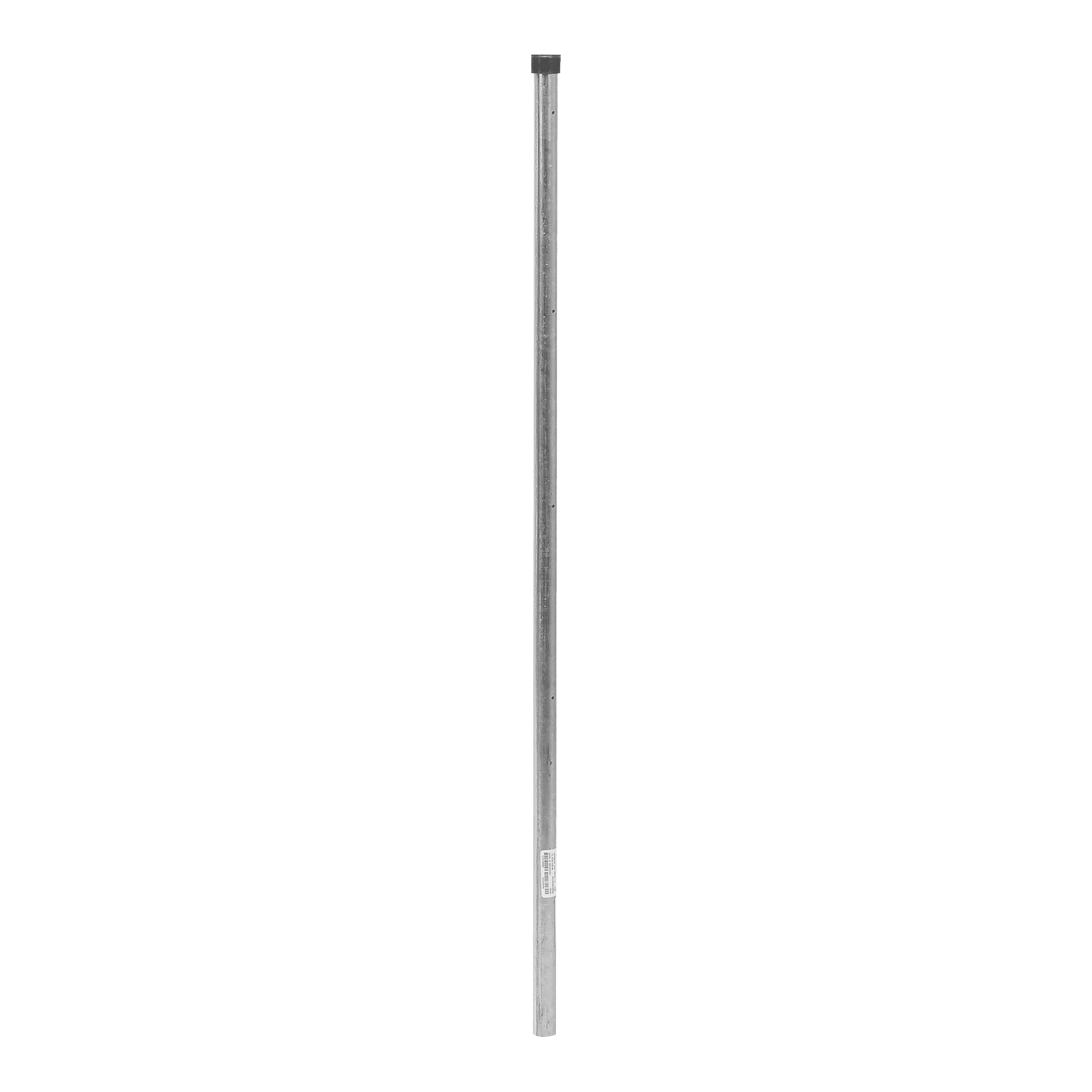 Poste de Esquina de 1m para Cerca Electrificada de Tubo Galvanizado cal. 18 de 1"Diam. Ideal para 5 Aisladores (No incluidos). SYS-POST-4-R2
