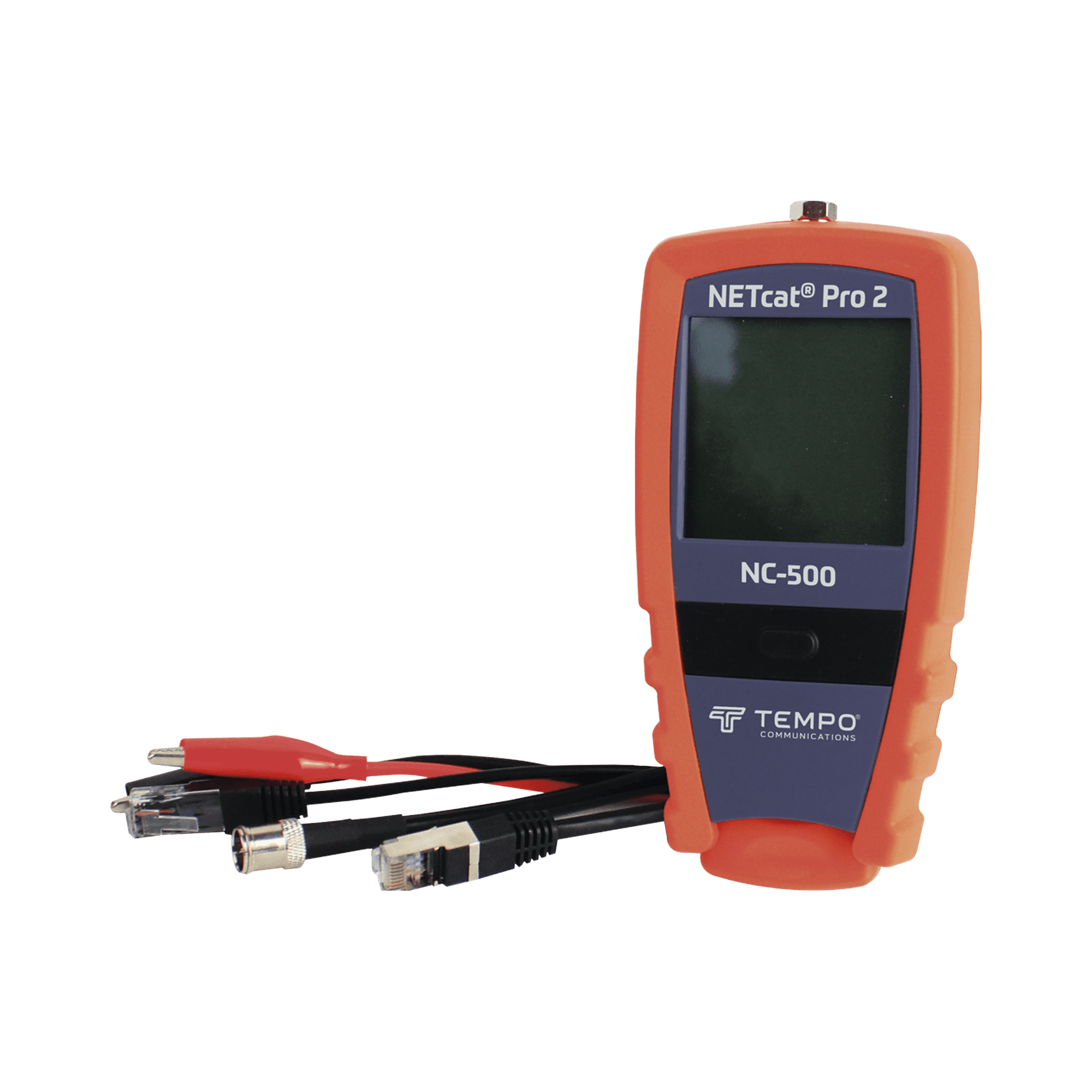 Probador Profesional para cable UTP, STP y Cable Coaxial (NETcat® Pro2) con Pantalla táctil retroiluminada NC-500