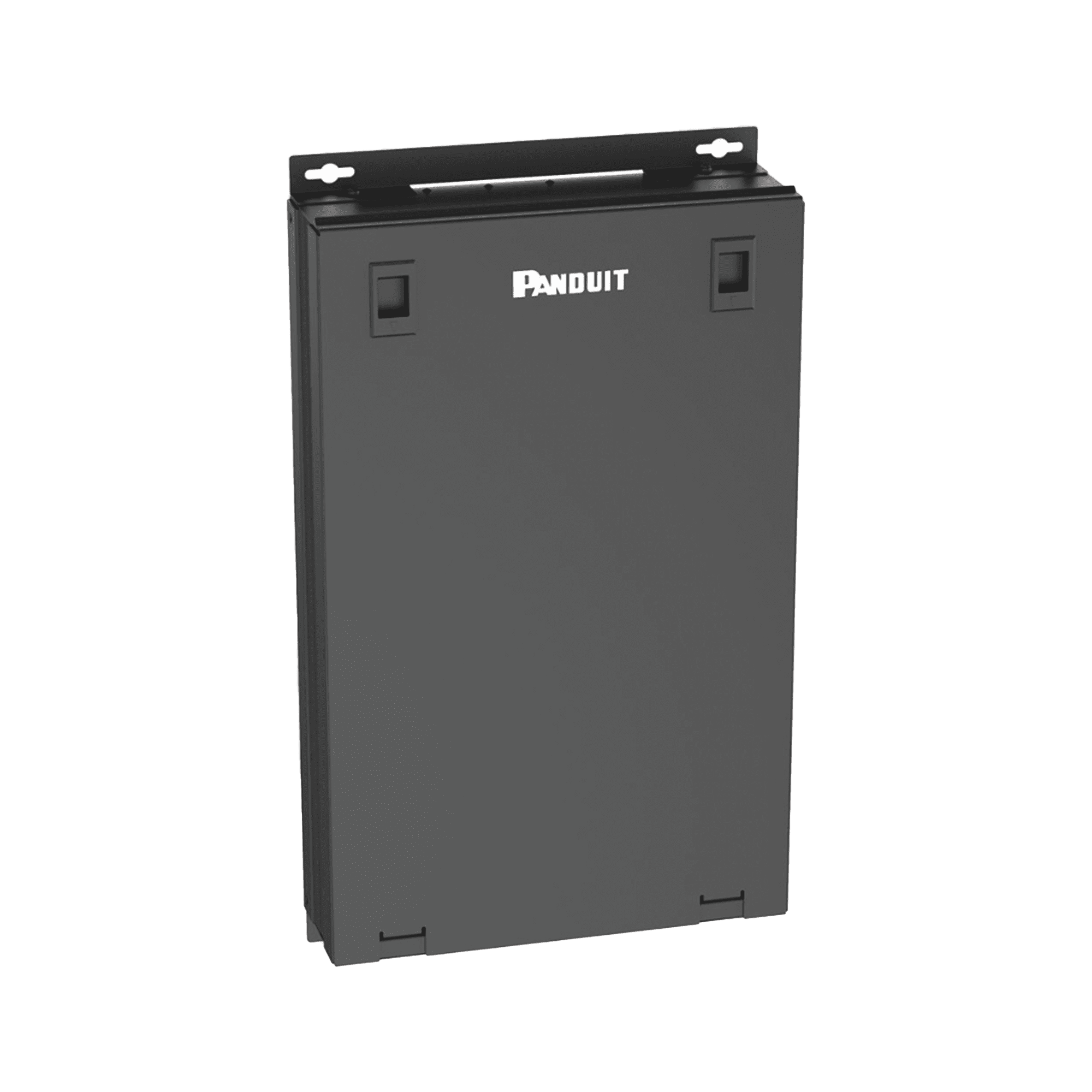 Punto de Consolidación Para 48 Puertos, Con Espacio para 2 UR , Instalación en Piso, Pared o Techo, Fabricado en Acero, Color Negro CPB48BL