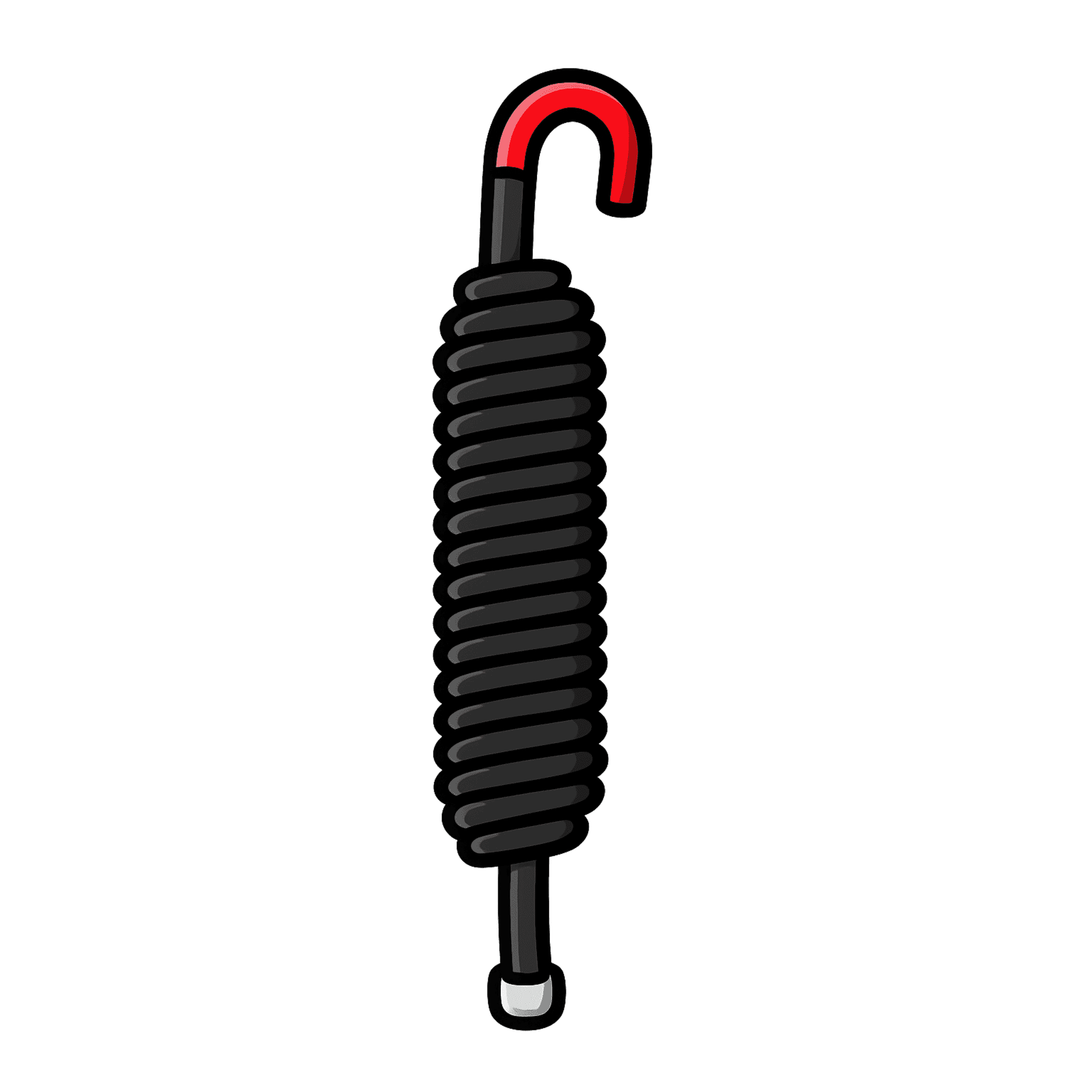 Resorte ROJO para Barreras Vehiculares Hikvision DS-TMG520 / Refacción 190606709