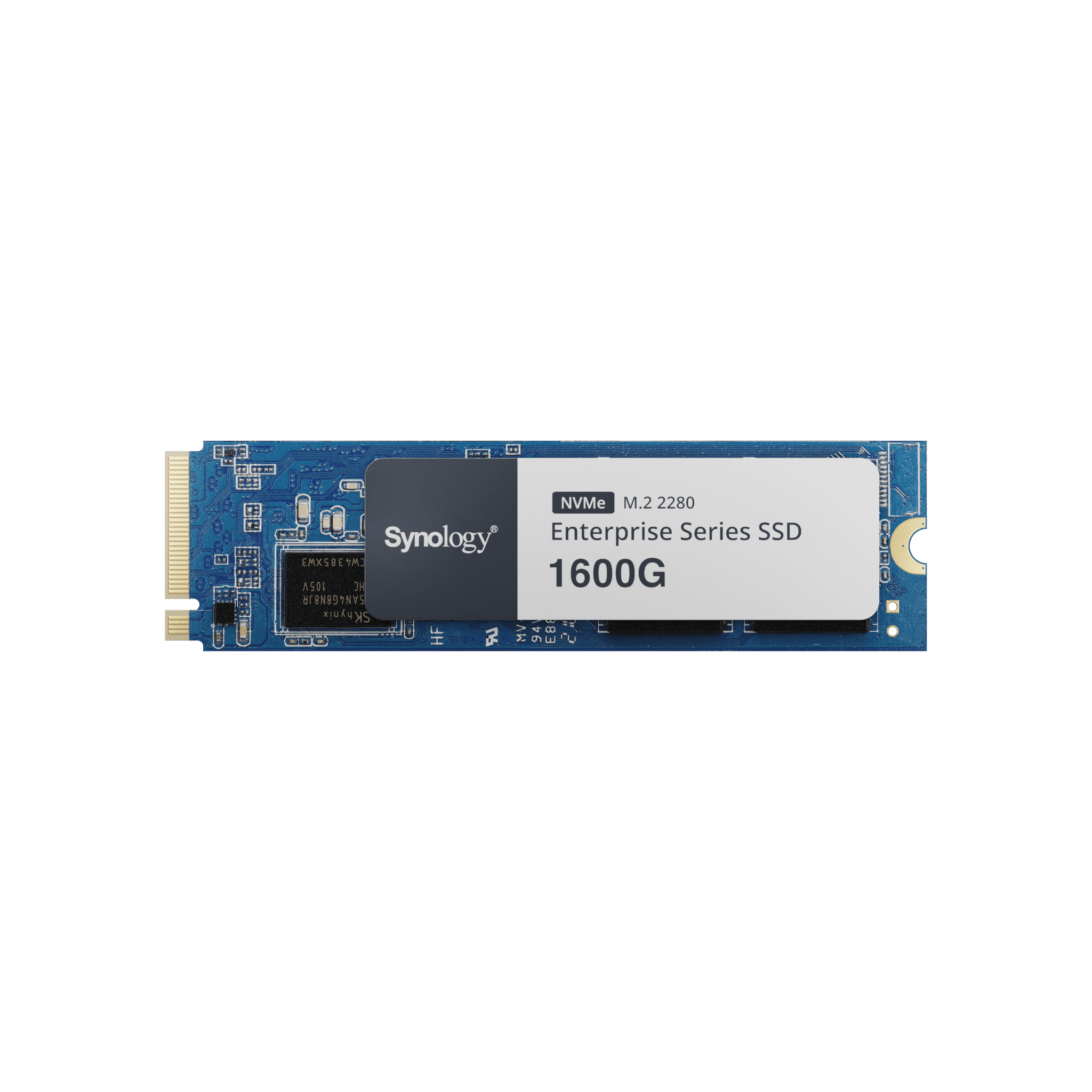 SSD NVMe M.2 Serie Enterprise | SSD 1600GB | Alto Rendimiento 660.000 IOPS Lectura | 120.000 IOPS Escritura | Hasta 2900 TBW | Protección de Datos Integral | Compatibilidad con Synology DSM. SNV5420-1600G