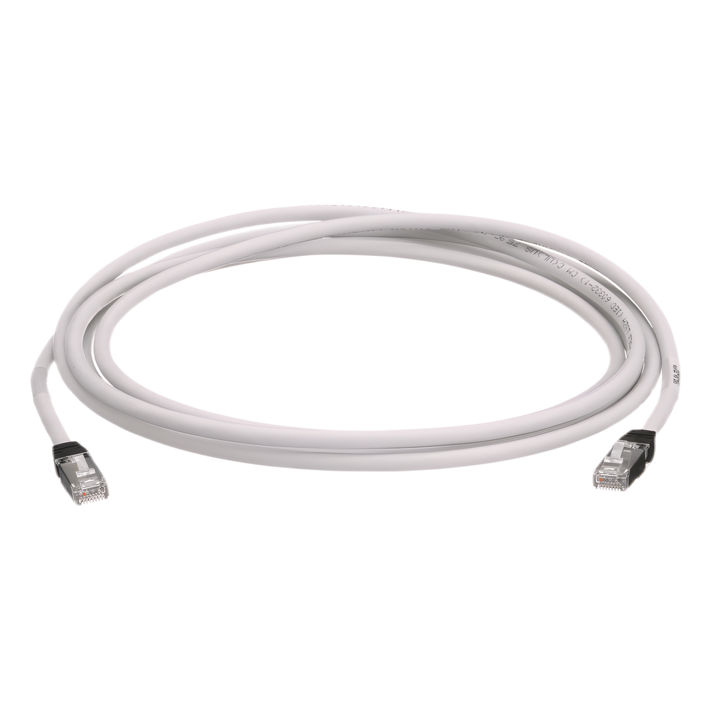 Patch Cord Cat6A, Blindado S/FTP, CM/LS0H, 2.5 m, Color Gris STP6X2.5MIG