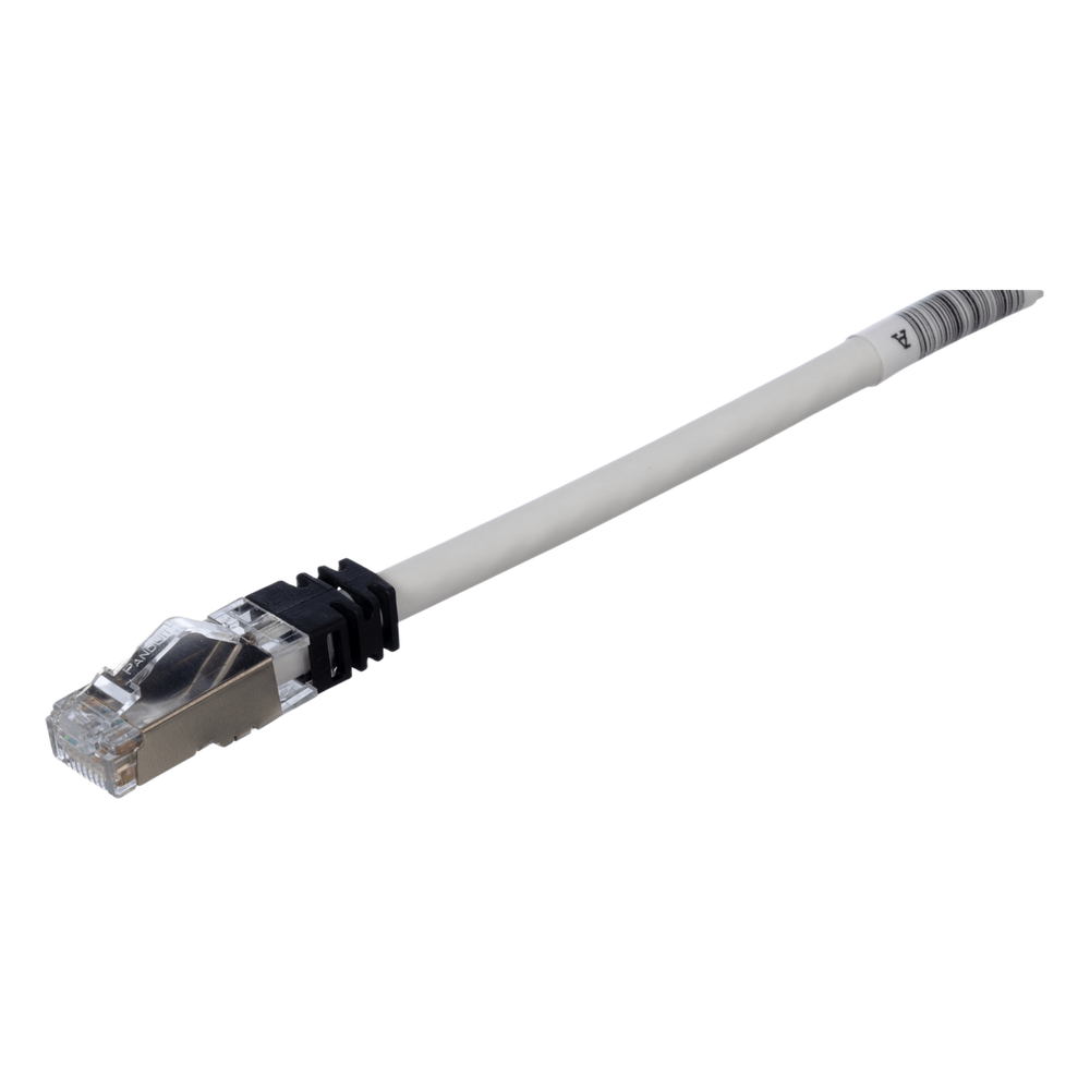 Patch Cord Cat6A, Blindado S/FTP, CM/LS0H, 3.5 m, Color Gris STP6X3.5MIG