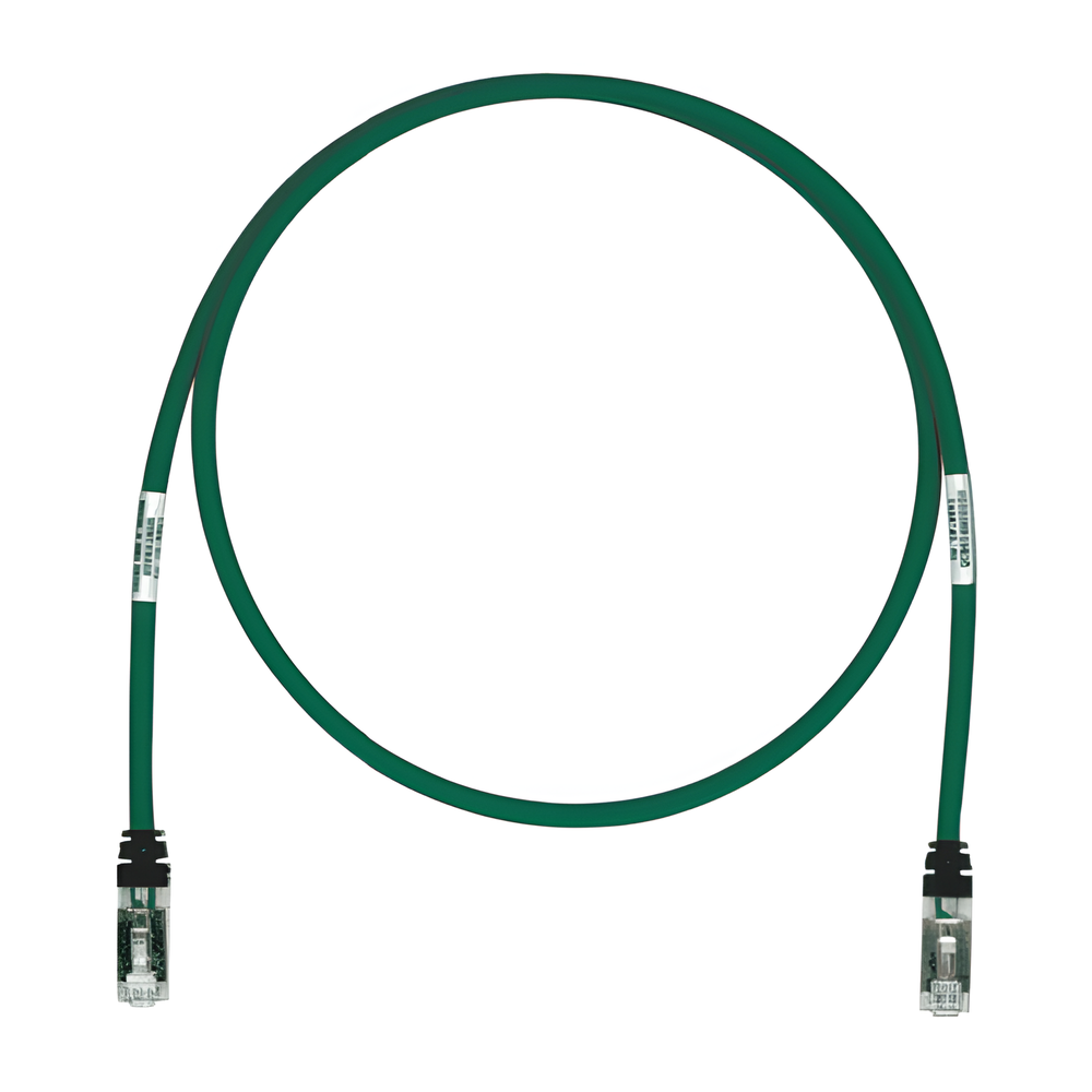 Patch Cord Cat6A, Blindado S/FTP, CM/LS0H, 5ft, Color Verde STP6X5GR