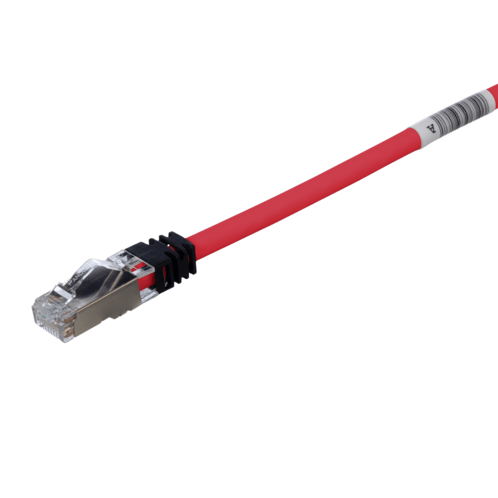 Patch Cord Cat6A, Blindado S/FTP, CM/LS0H, 9 ft, Color Rojo STP6X9RD