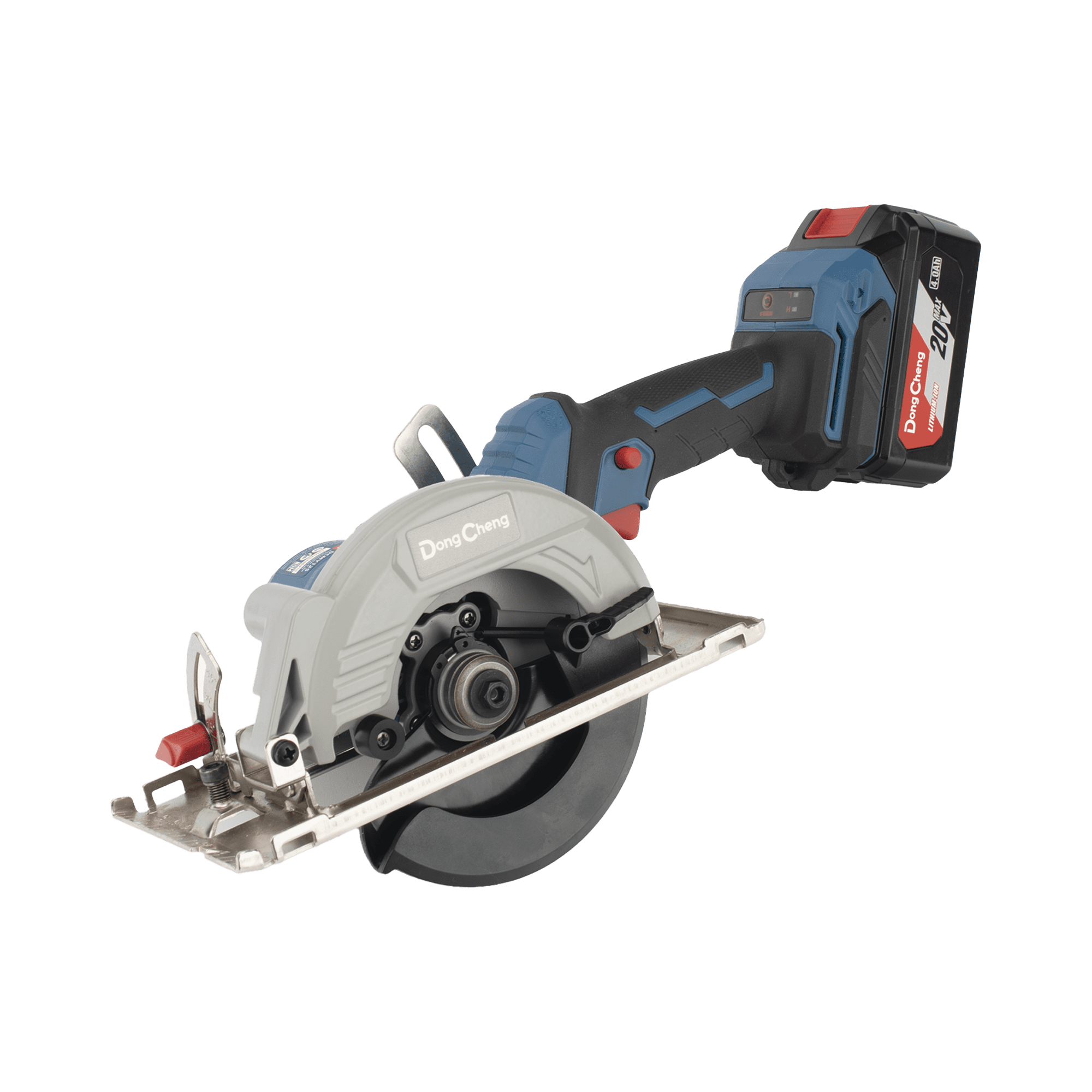 Sierra circular Inalmbrica sin escobillas de 20V, Incluye una Batería de 4.0Ah y Cargador. DCMY-125-DM