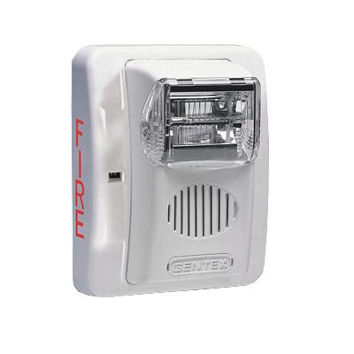 Sirena Estrobo, 24 Vcd, Multi-Candela 15 hasta 110 cd, Montaje En Pared, Color Blanco, Serie HEC3 (0500-06030) HEC3-24WW