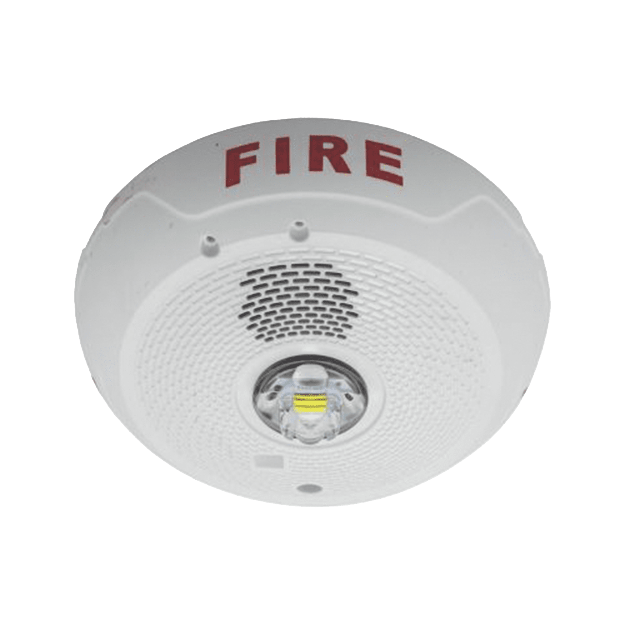 Sirena con Lámpara LED Estroboscópica, Montaje en Techo, Nivel de Candelas Seleccionable, Color blanco , Nuevo Diseño Moderno y Elegante y Menor Consumo de Corriente PC2WLED