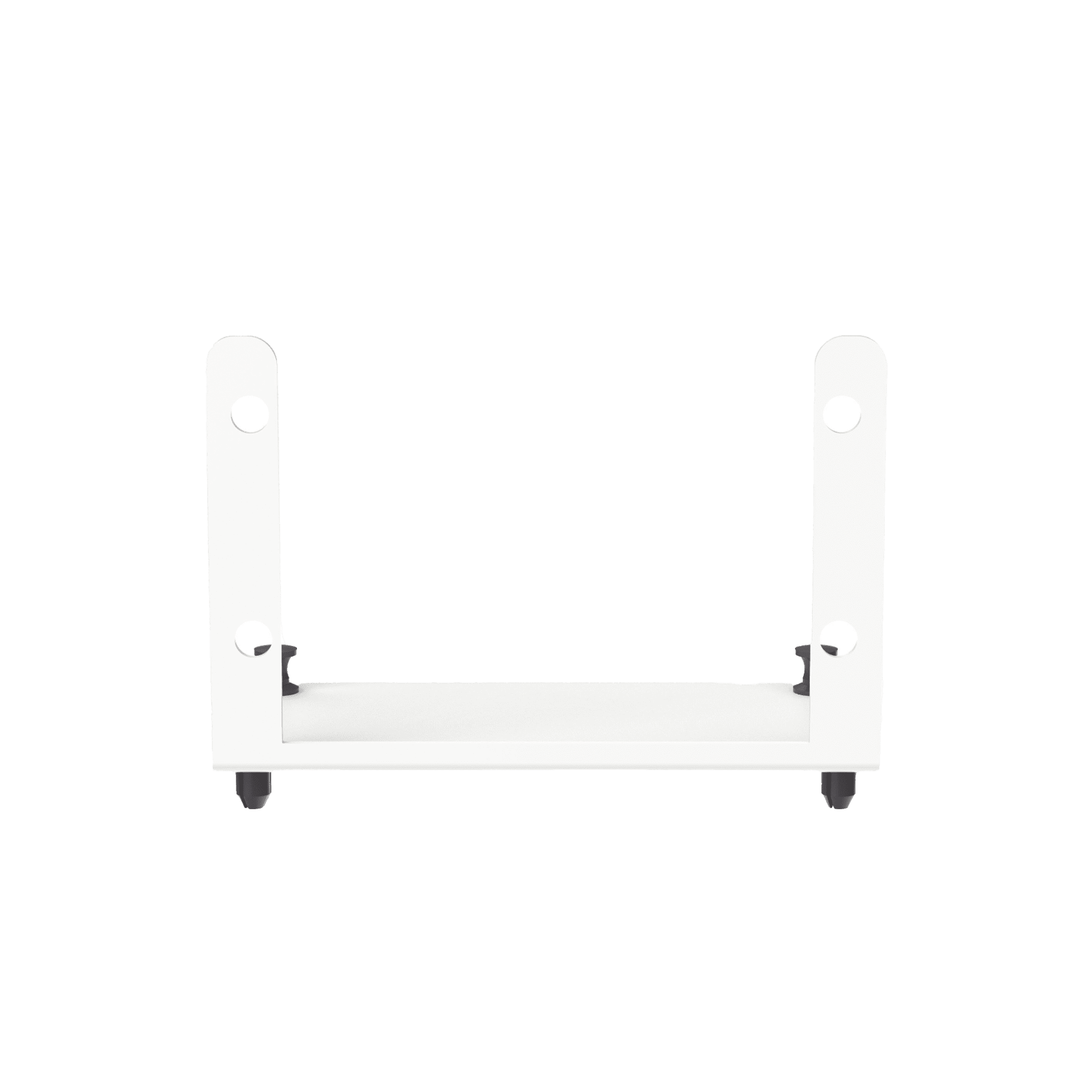 Soporte Para 2 Adaptadores de Fibra Óptica Opticom®, Para Uso con Gabinetes Multipropósito, de Instalación a Presión, Color Blanco MSFCB2